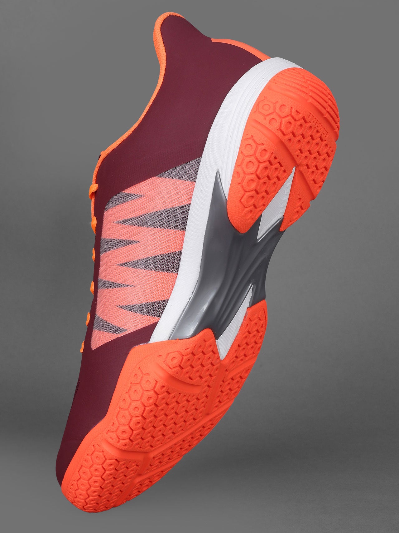 Avant Men's Dynamo Badminton Shoes - Maroon/Orange