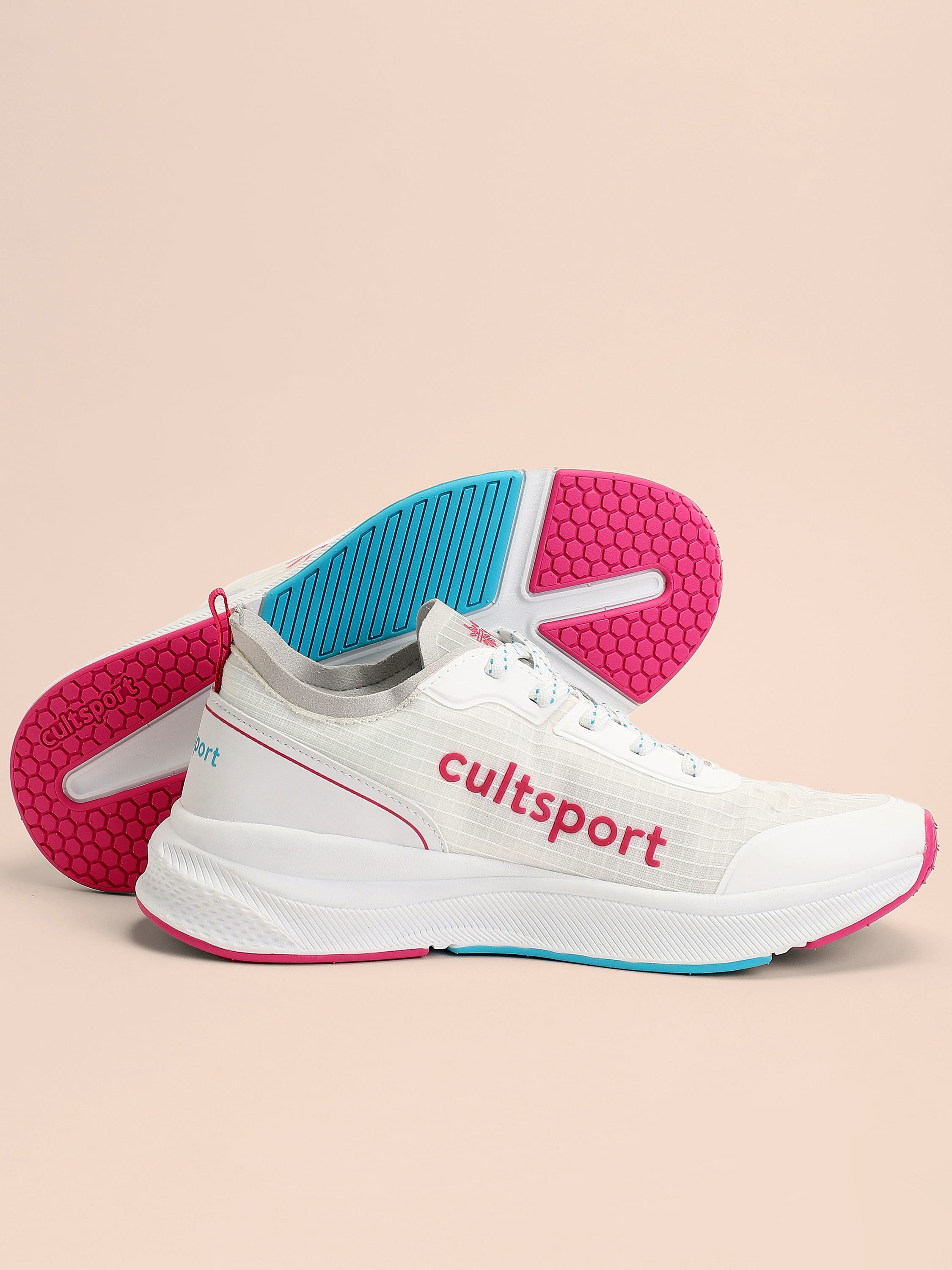 cult Flamingo Women Running Shoes - White/Red