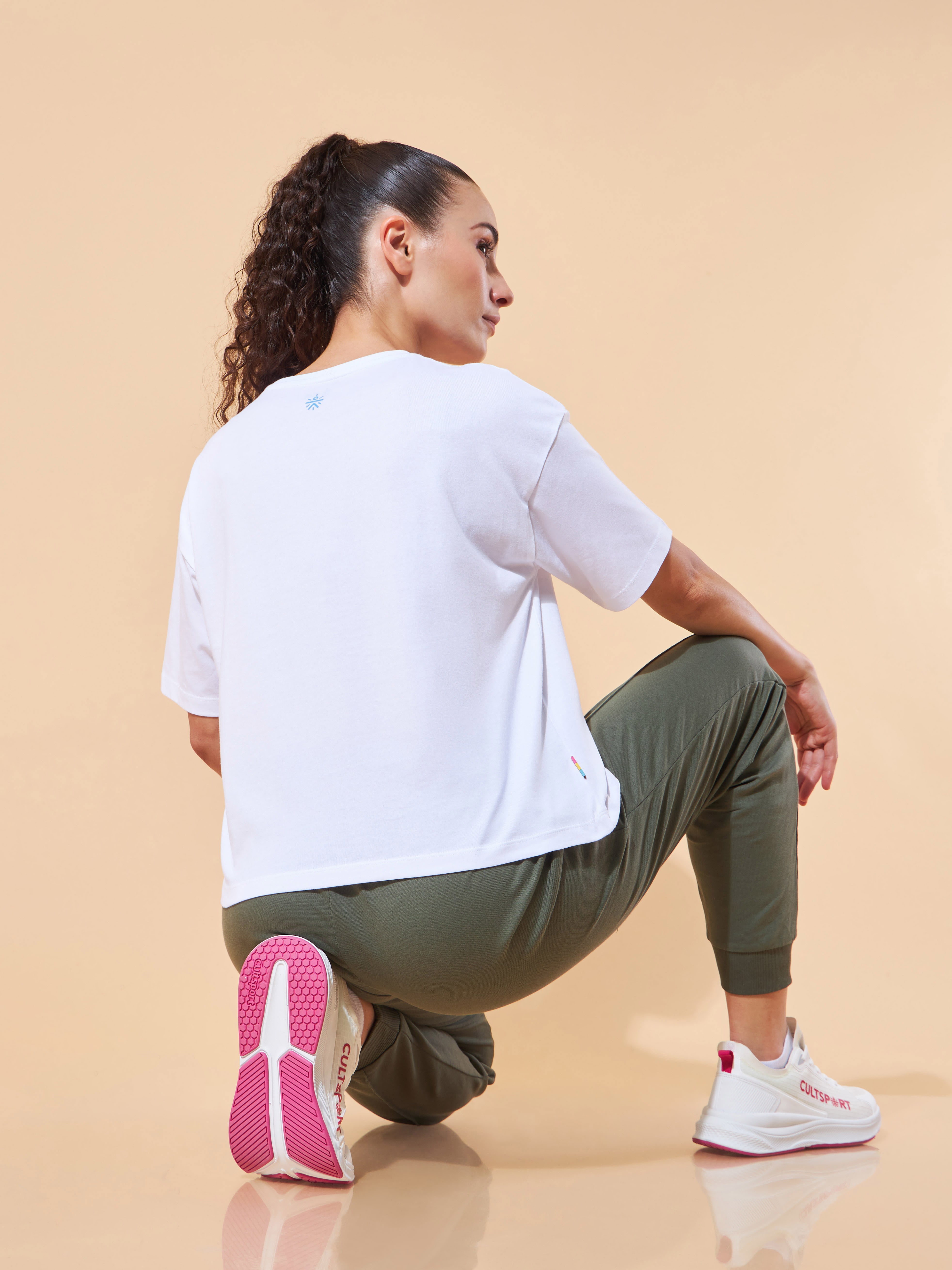 Lifestyle Cotton Boxy Graphic T-shirt