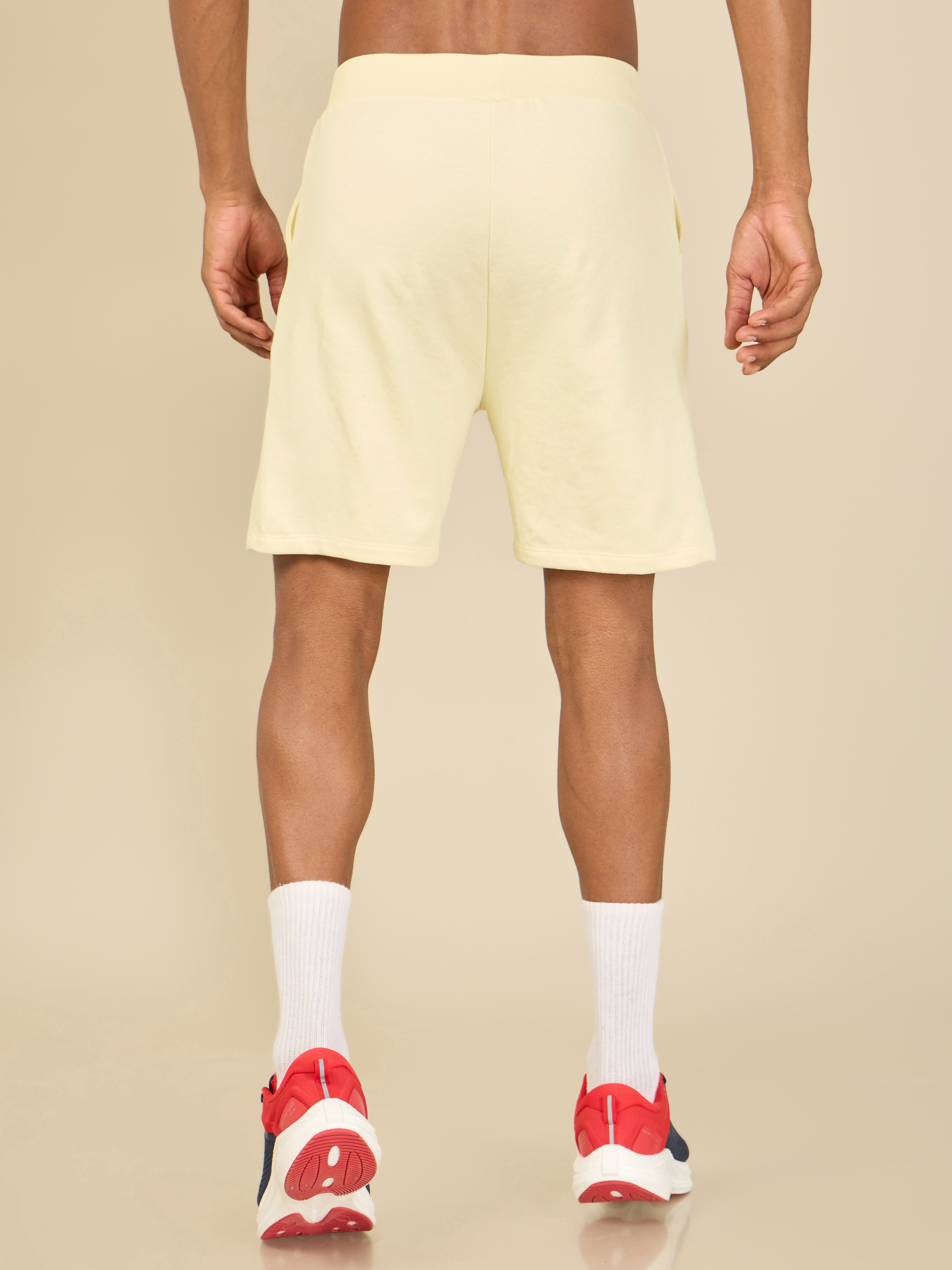 Men Beige Cult Club Shorts