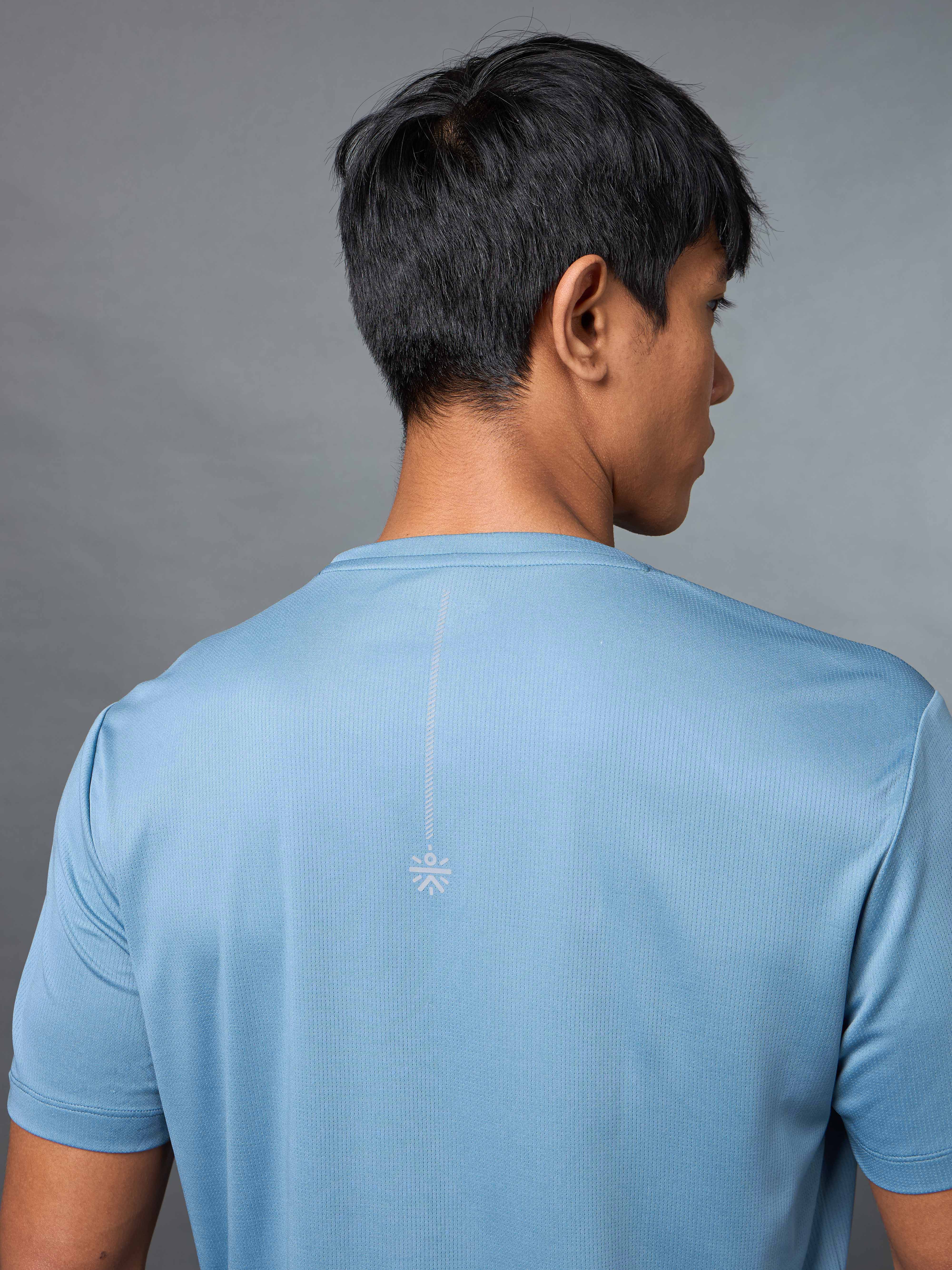 Men's Train All Day Essential Blue T-shirt