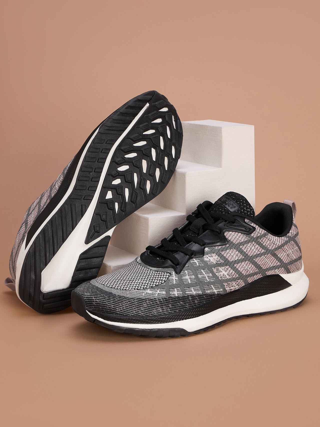 Avant Men's DriftX Running Shoes - Grey/Peach