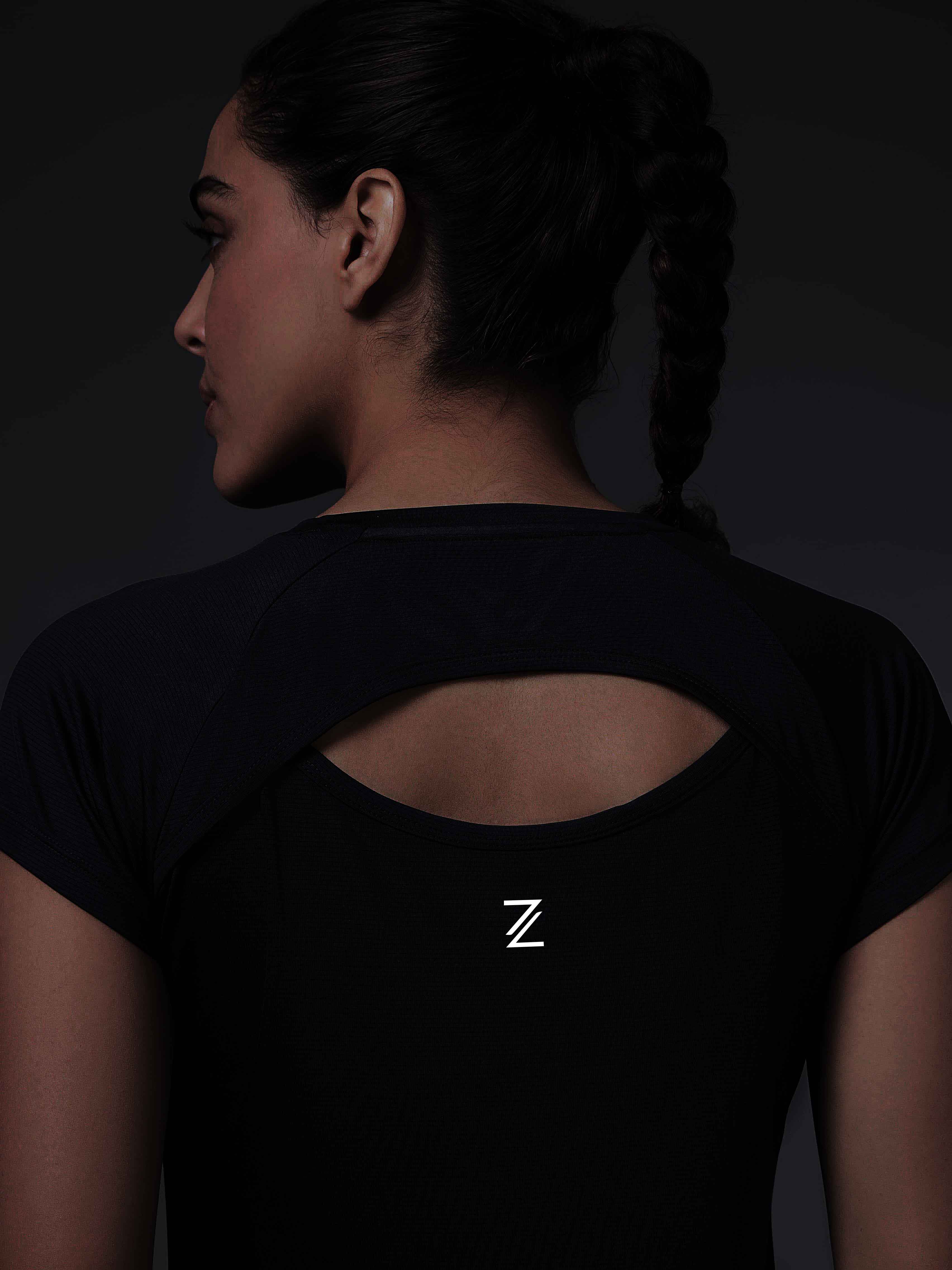 Women's Navy Run Forward T-shirt