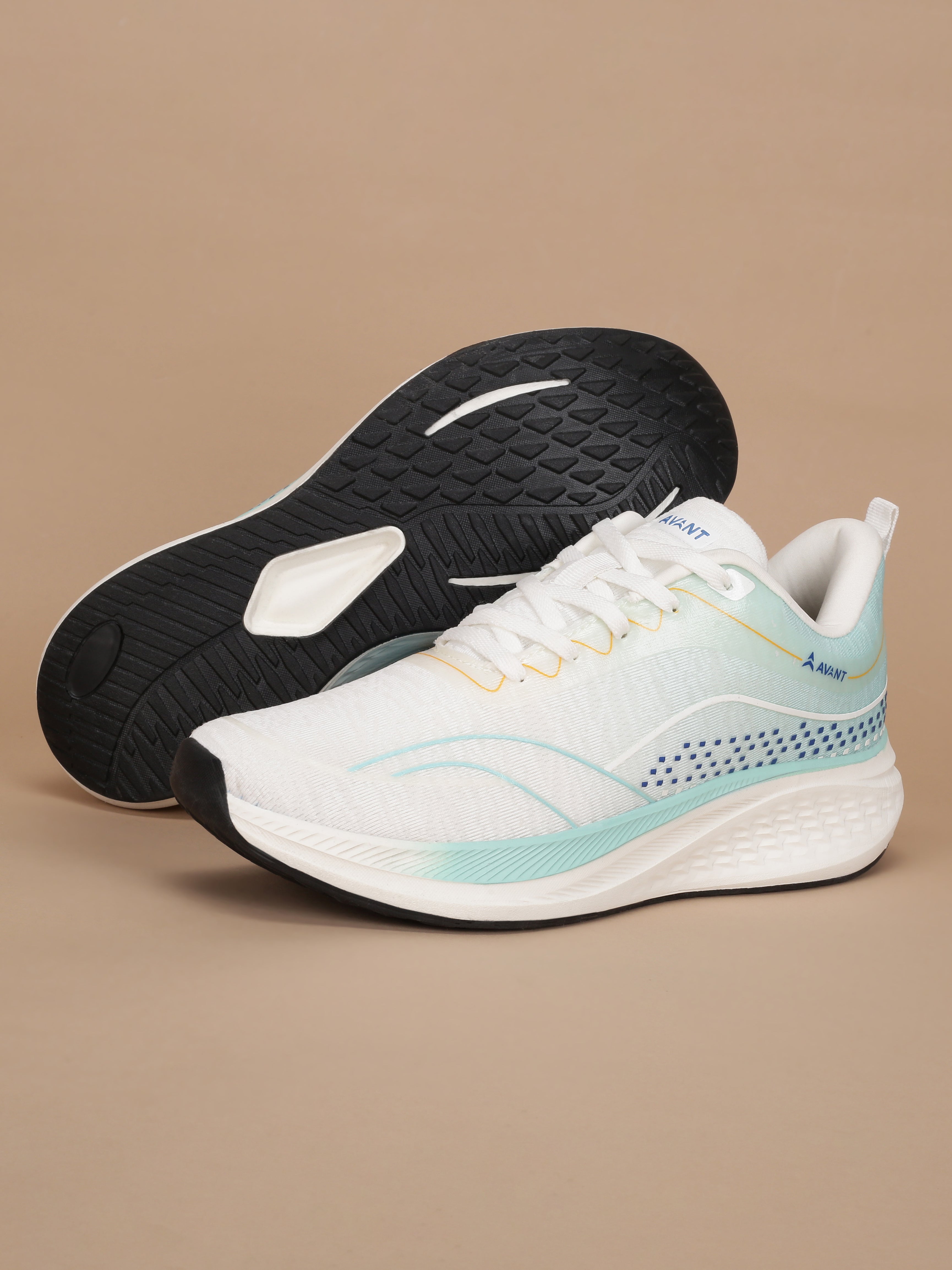 Avant Men's Stratos Running Shoes - White/L.Green