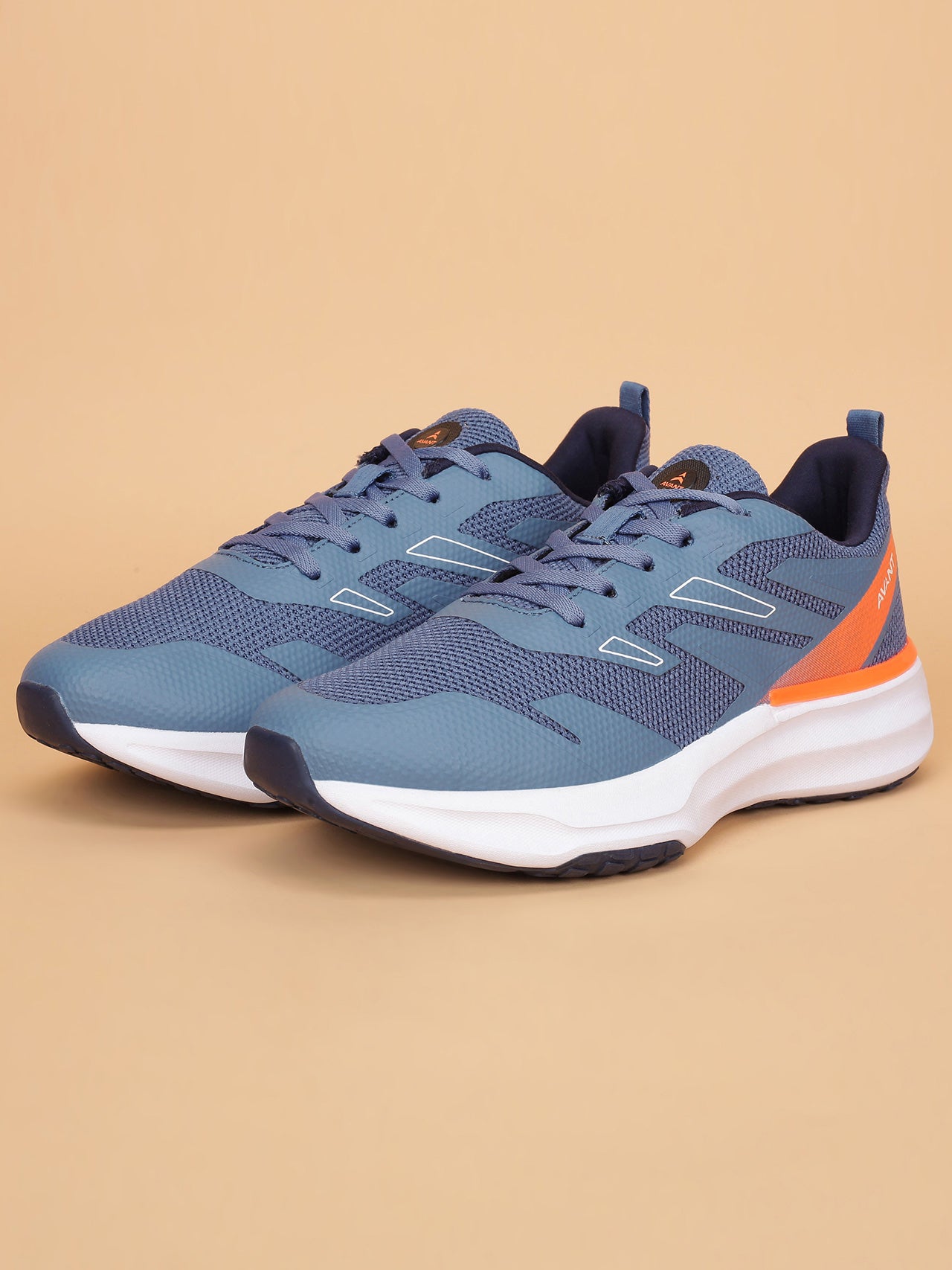 Avant Men's Aqua Ignite Sneaker Shoes - Blue/Orange