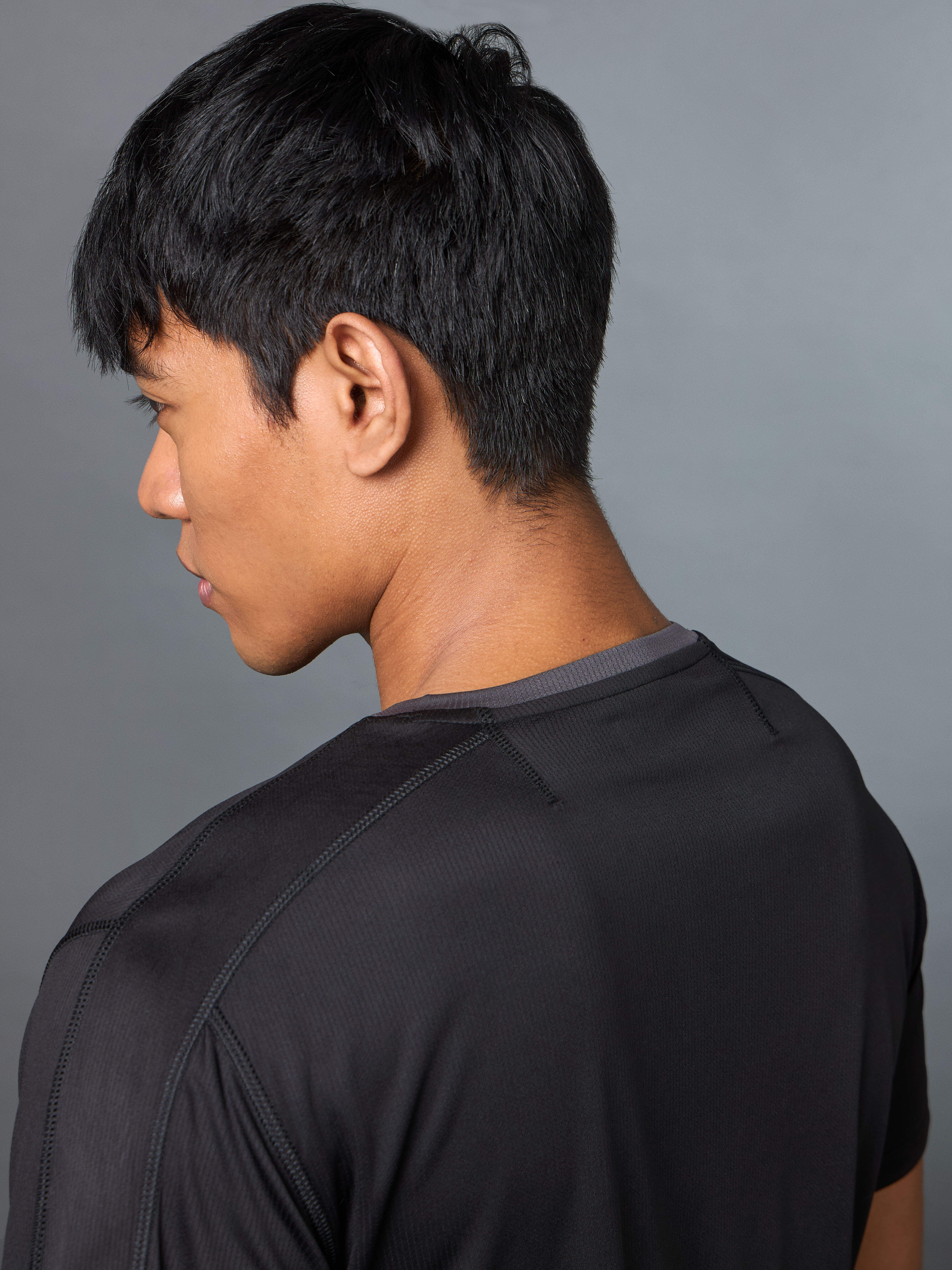 Men's Black Cross Train Active T-shirt