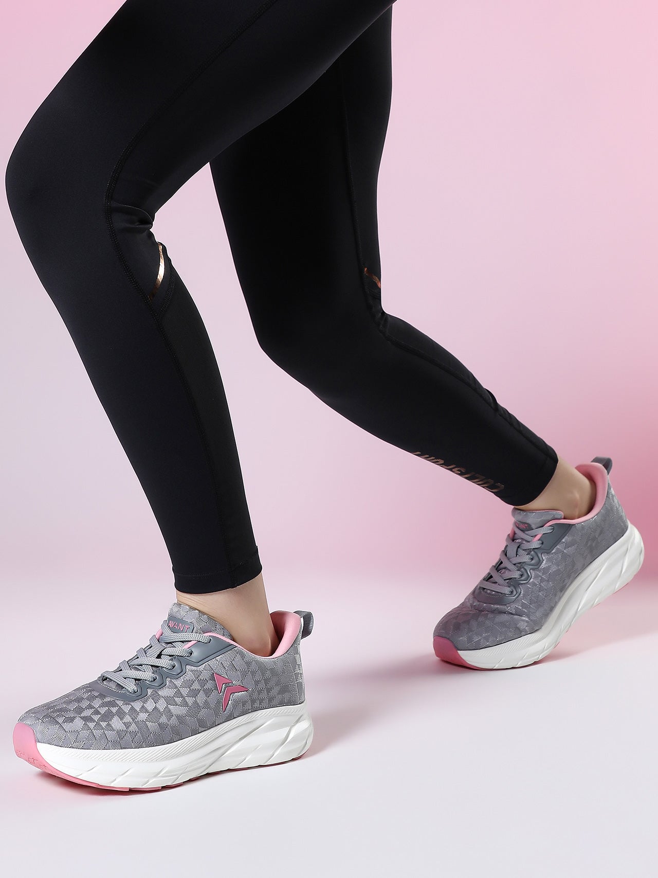 Avant Women's Libra Running Shoes - Grey/Pink