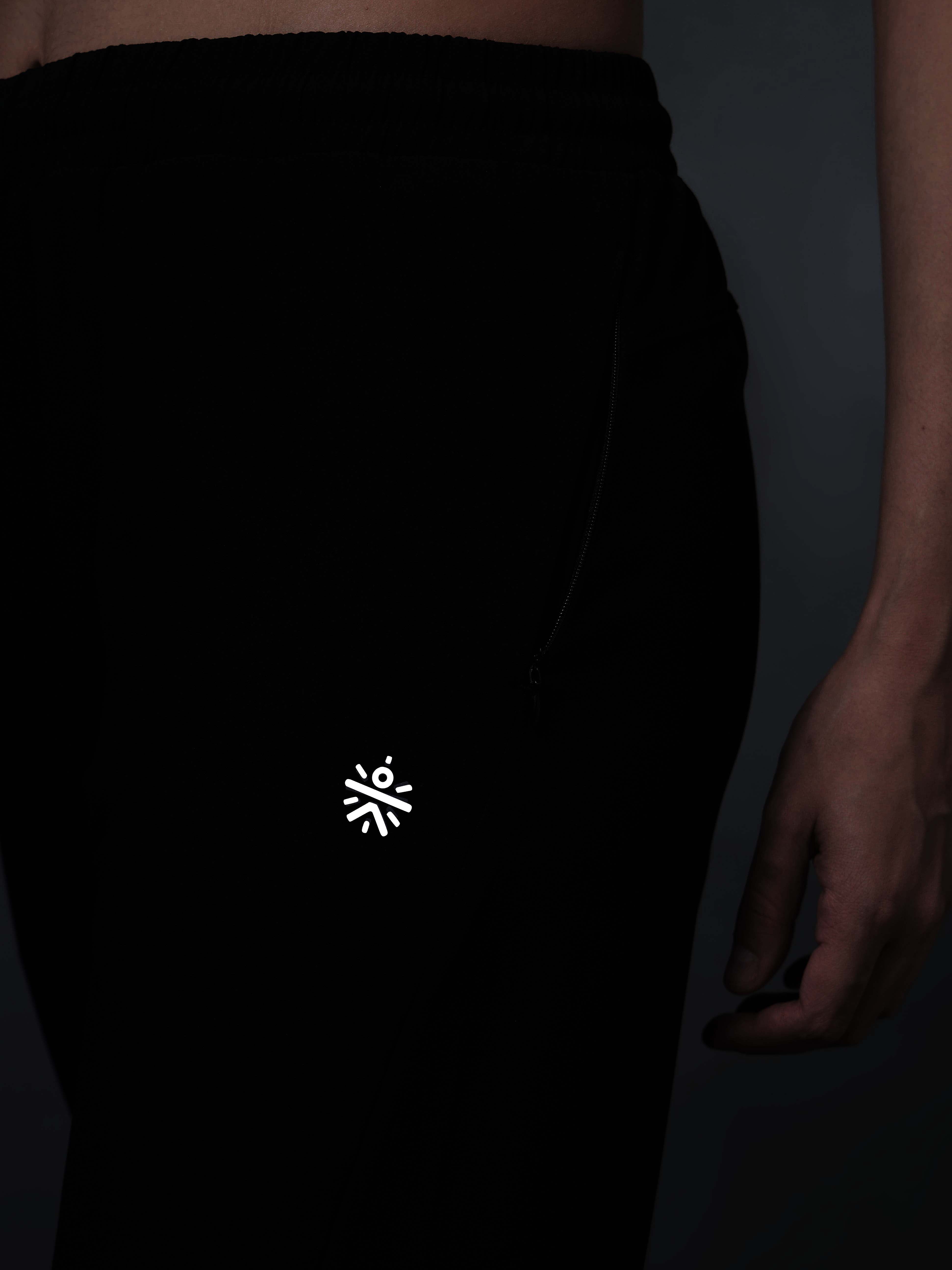 Women's Black Impact Training Cropped Trackpants