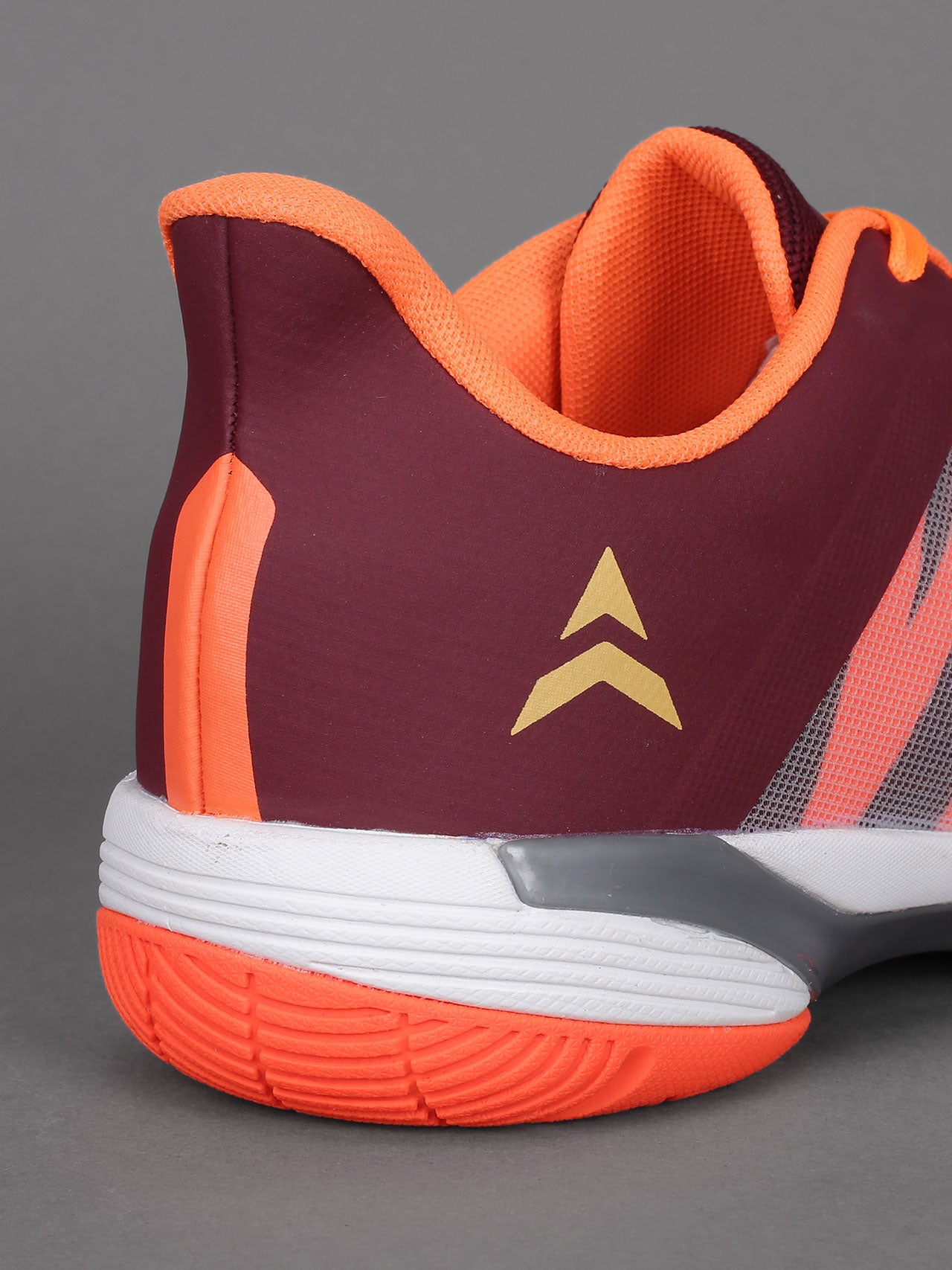 Avant Men's Dynamo Badminton Shoes - Maroon/Orange