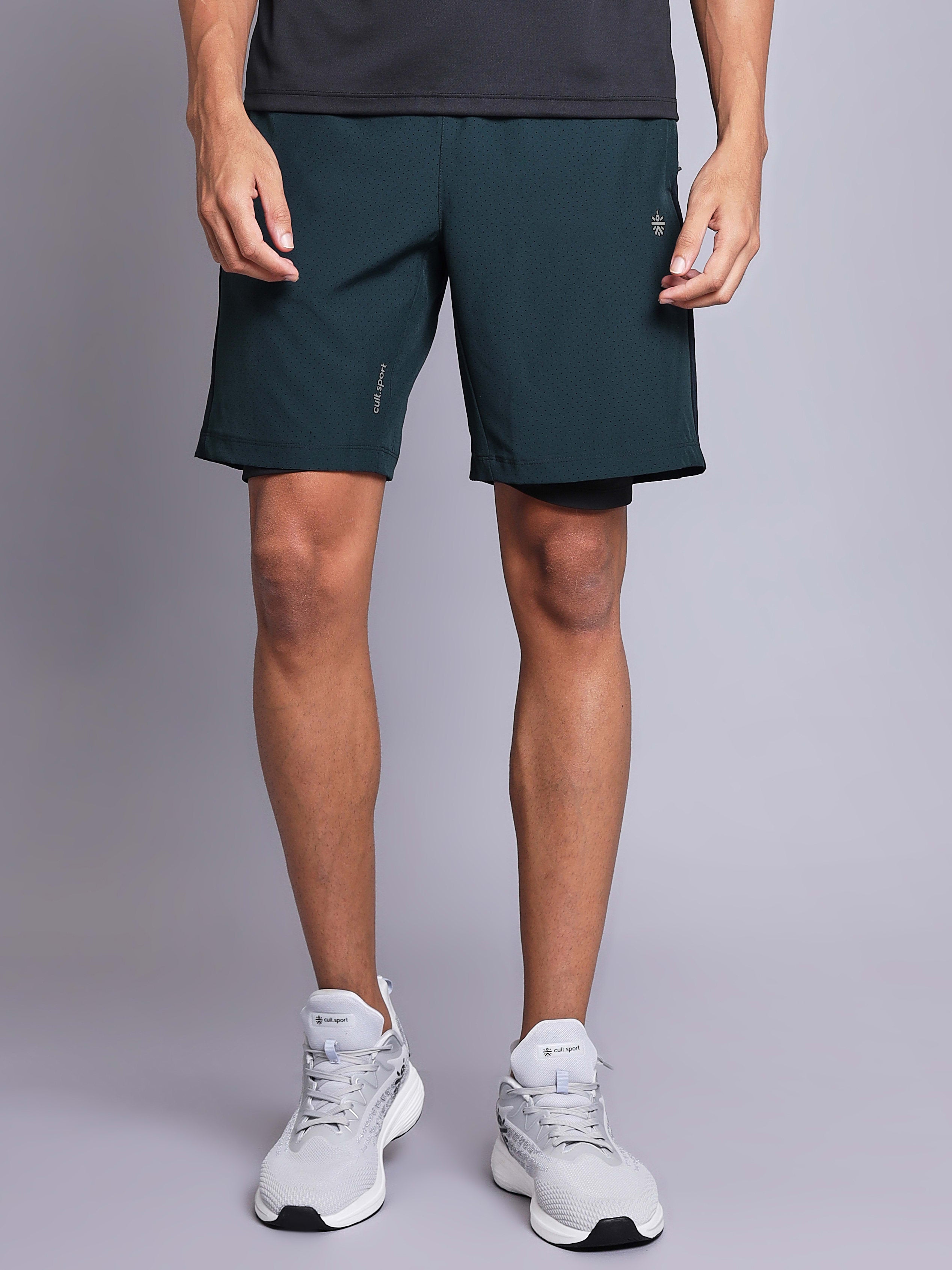 Running Shorts with Inner Tights