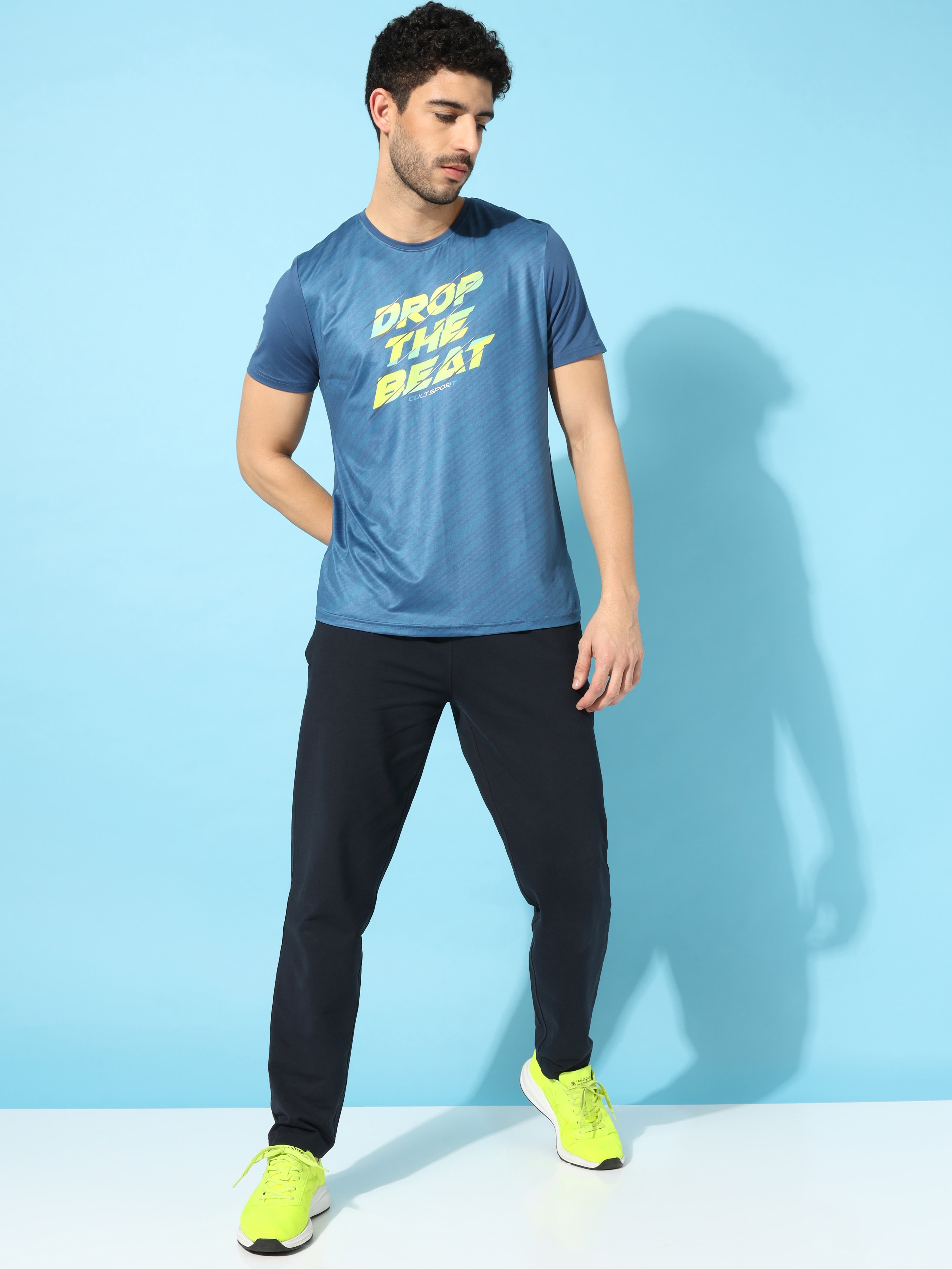 Dance Graphic Print Workout T-shirt