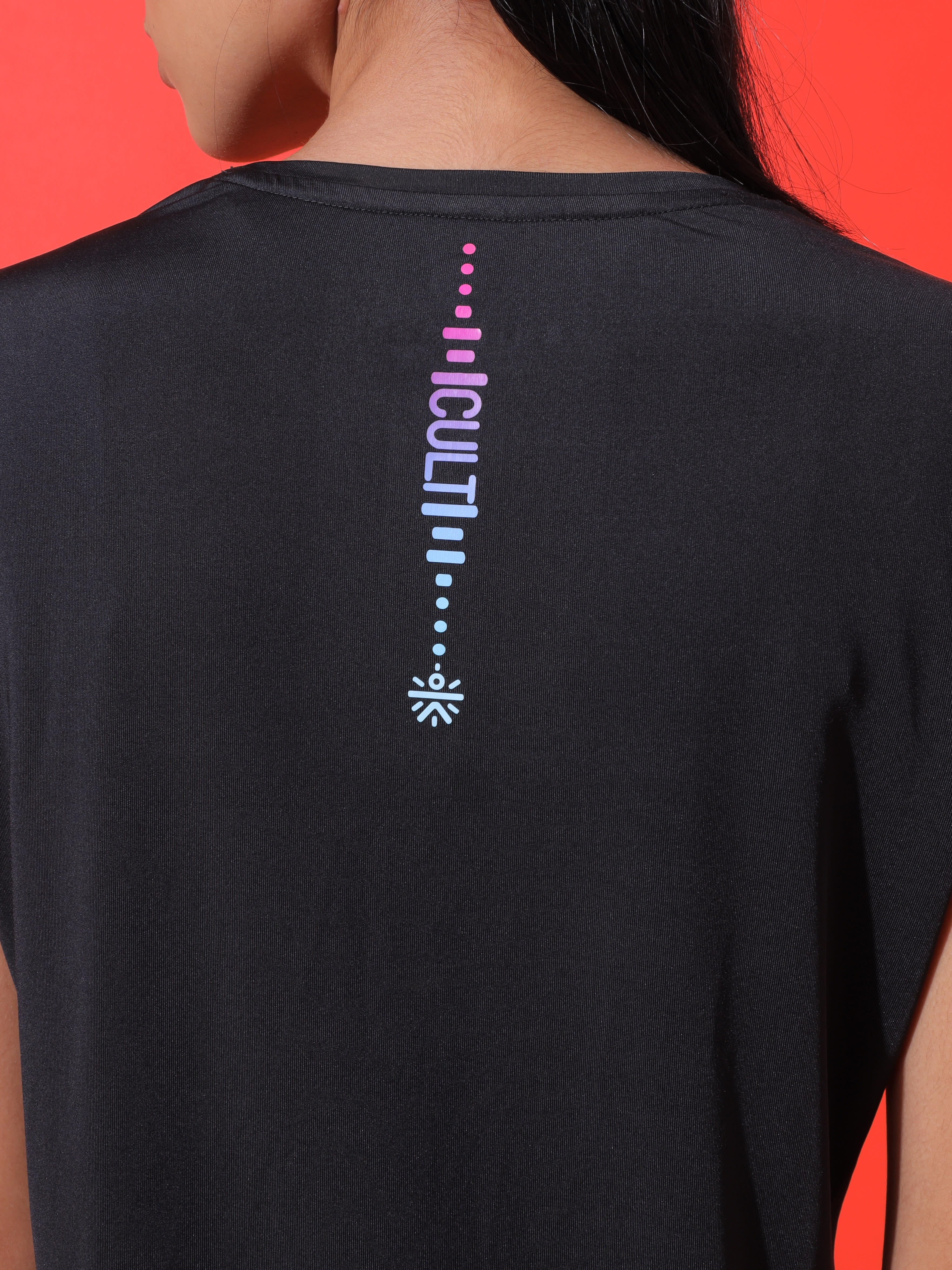 Ombre Graphic Workout T-shirt