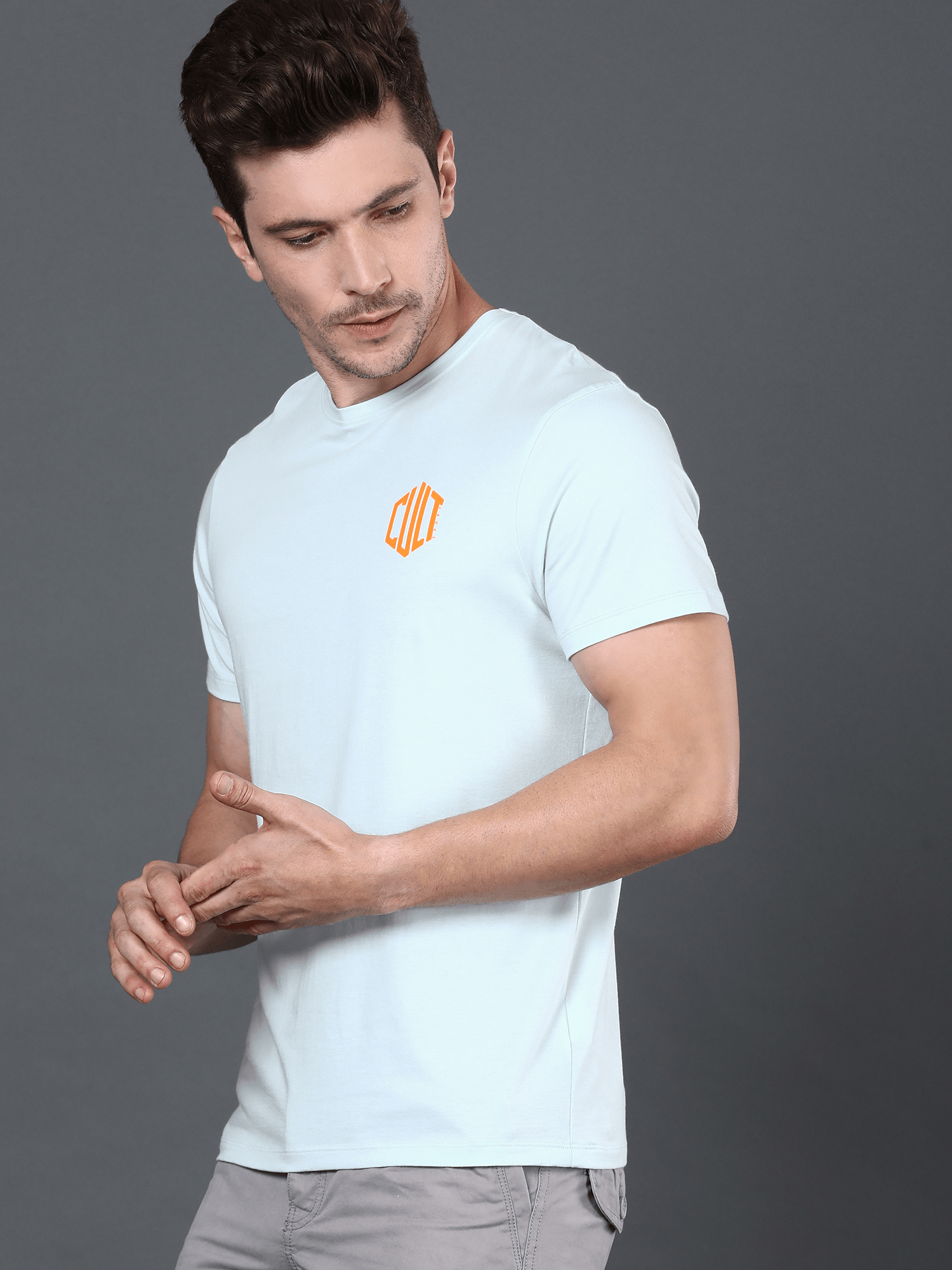 Bamboo Crisp Blue Casual Tee