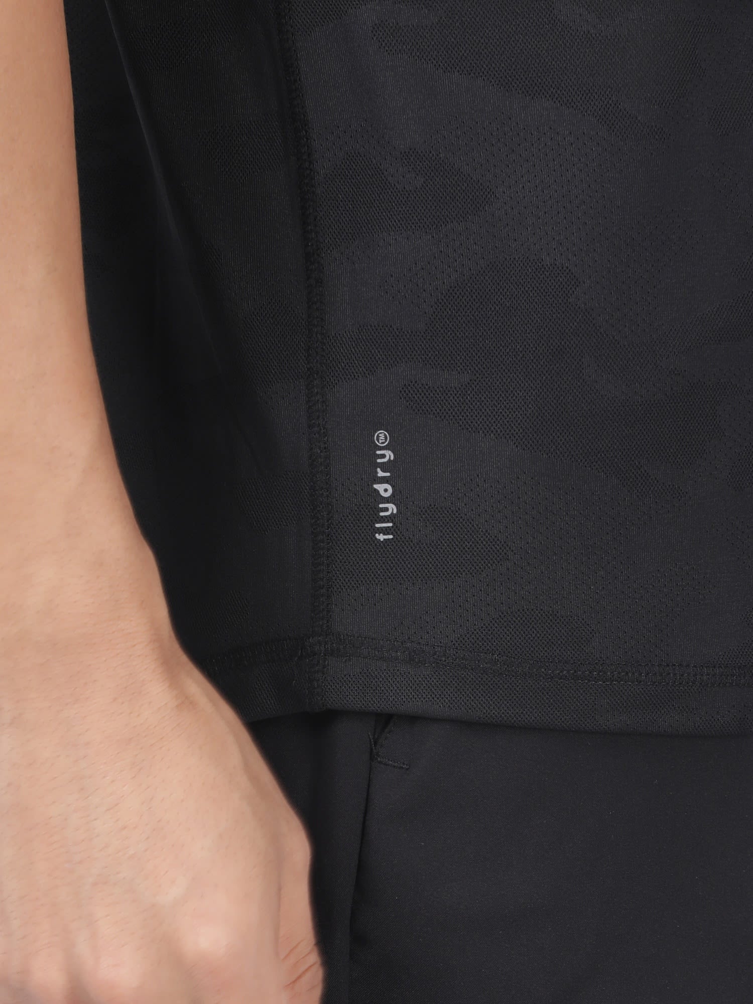 Vital Breathe Black Running Relaxed Tee