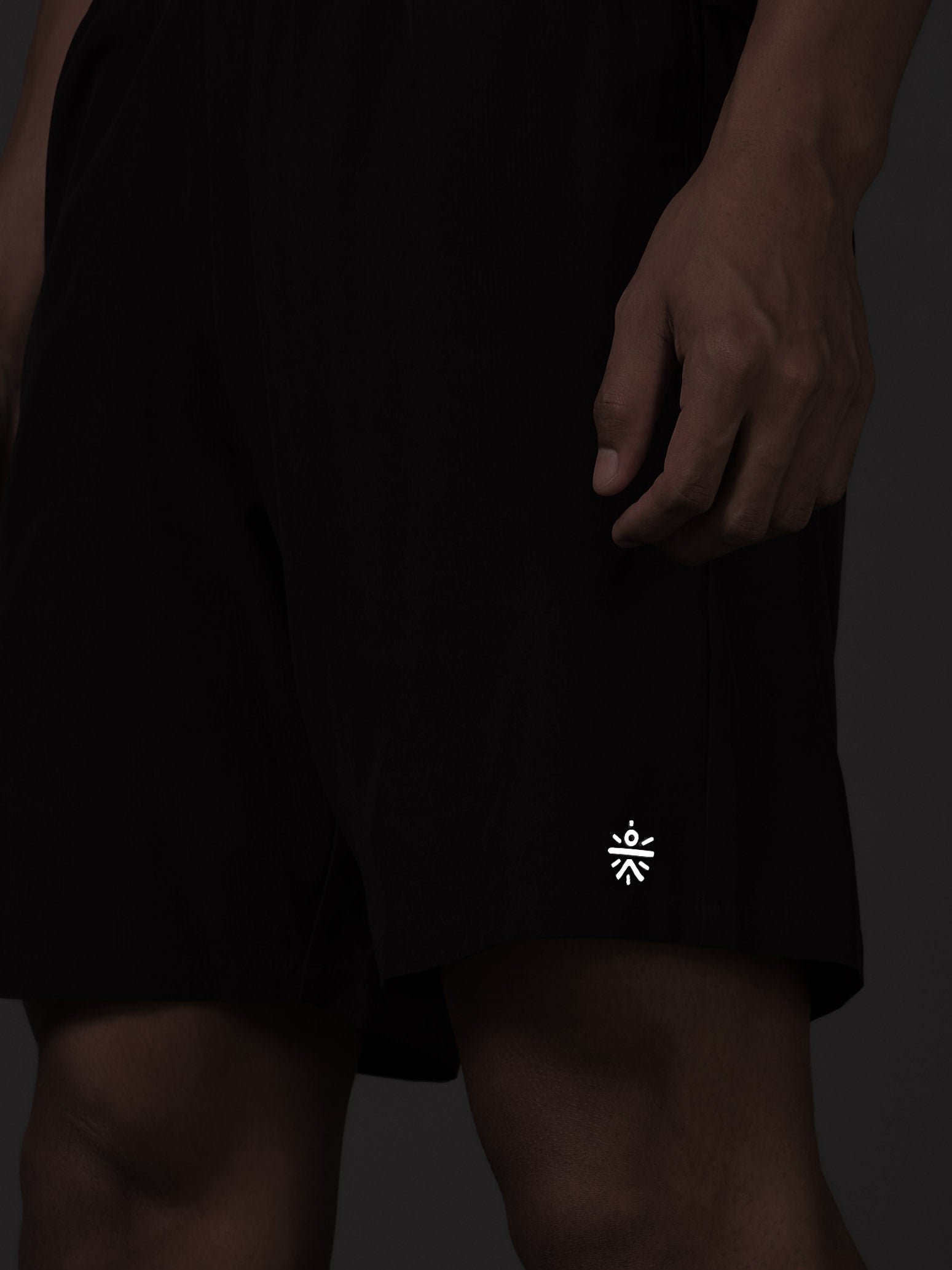 Men's All Terrain Black Running Shorts