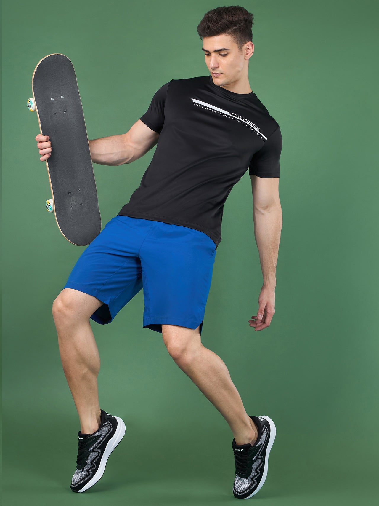 Avant Men's GripUp Running Shoes - Black/White