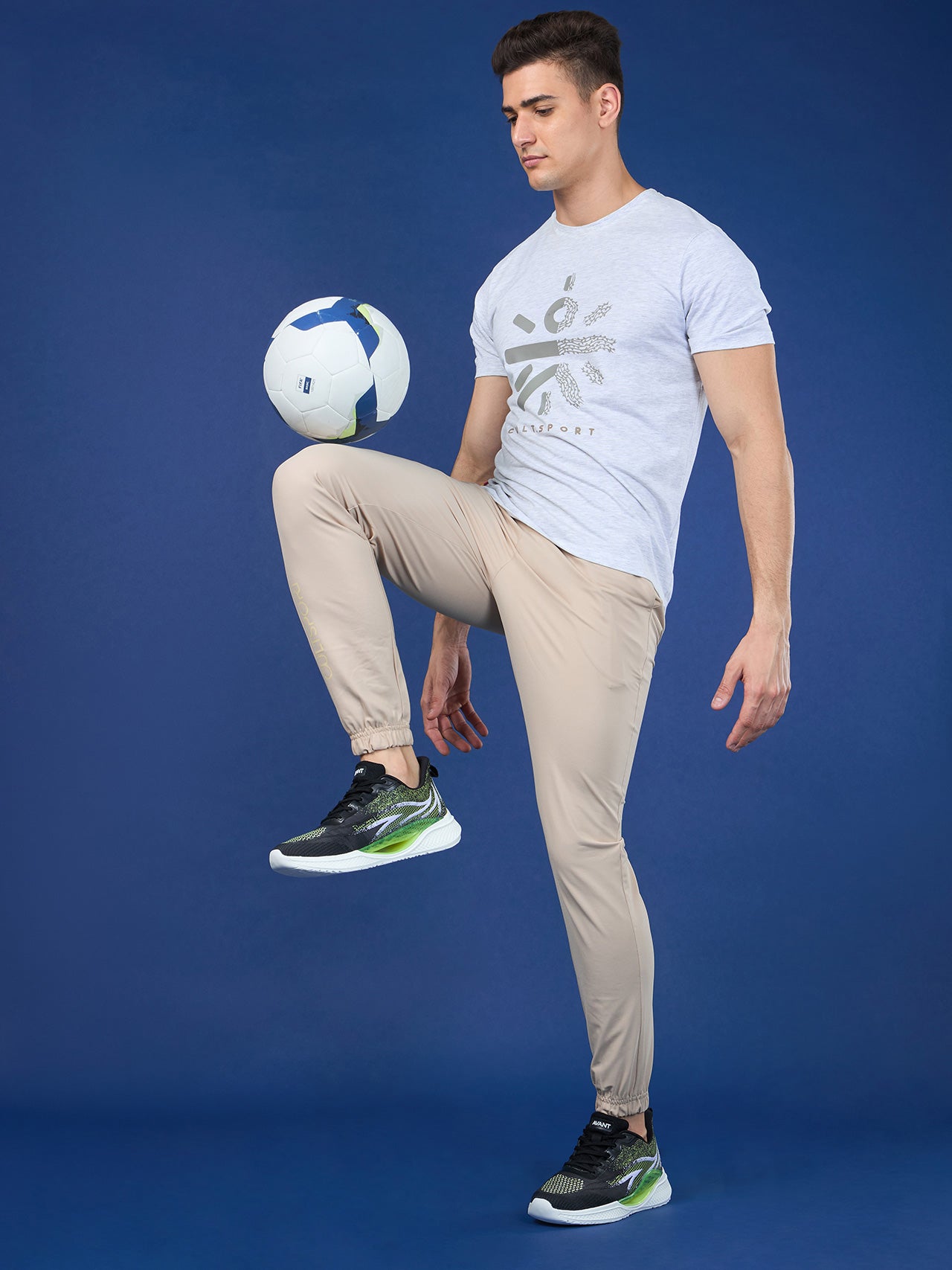 Avant Men's Rage Sports shoes - Black/P.Green