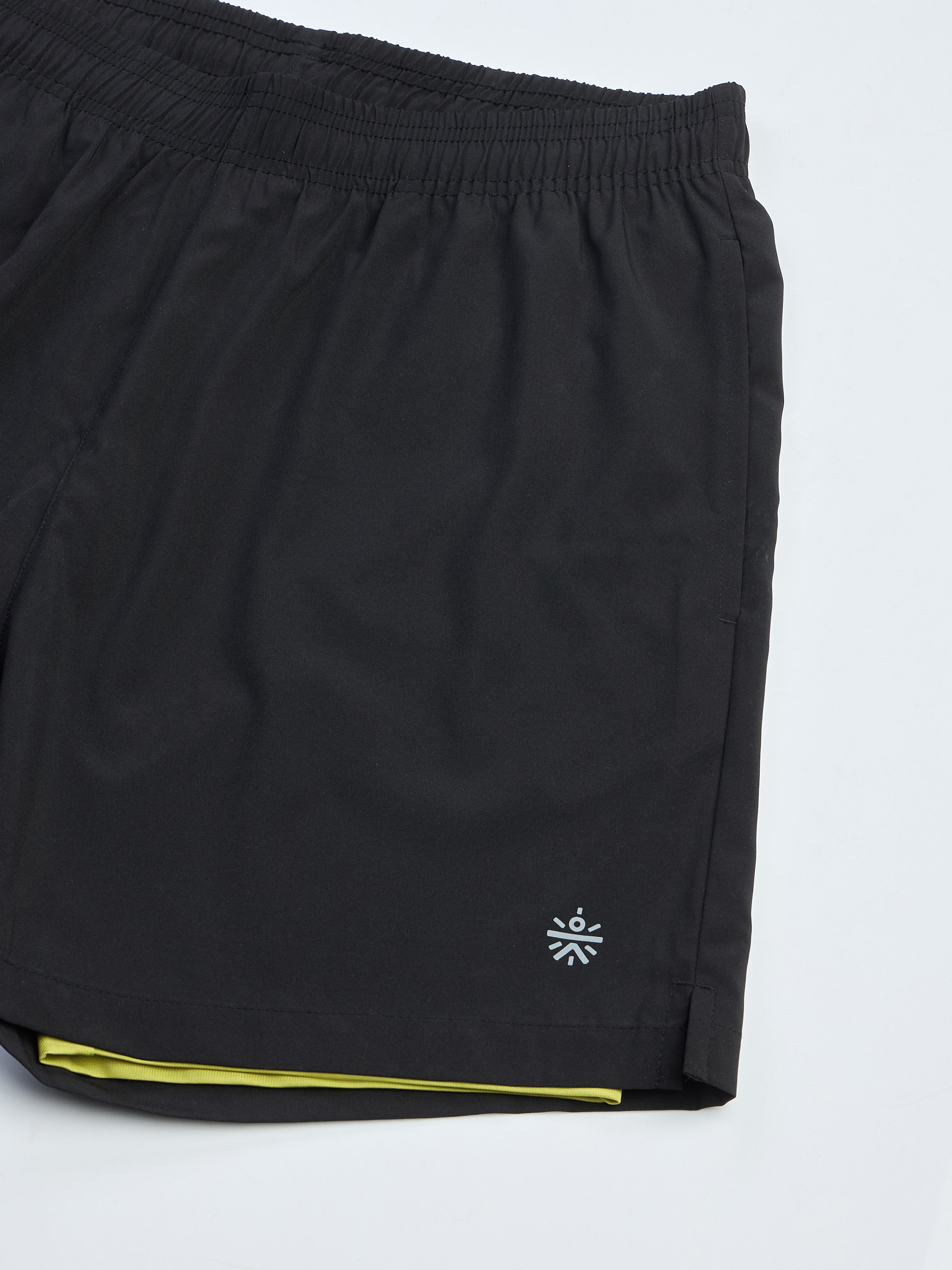 Men's Black Run Elevate Shorts