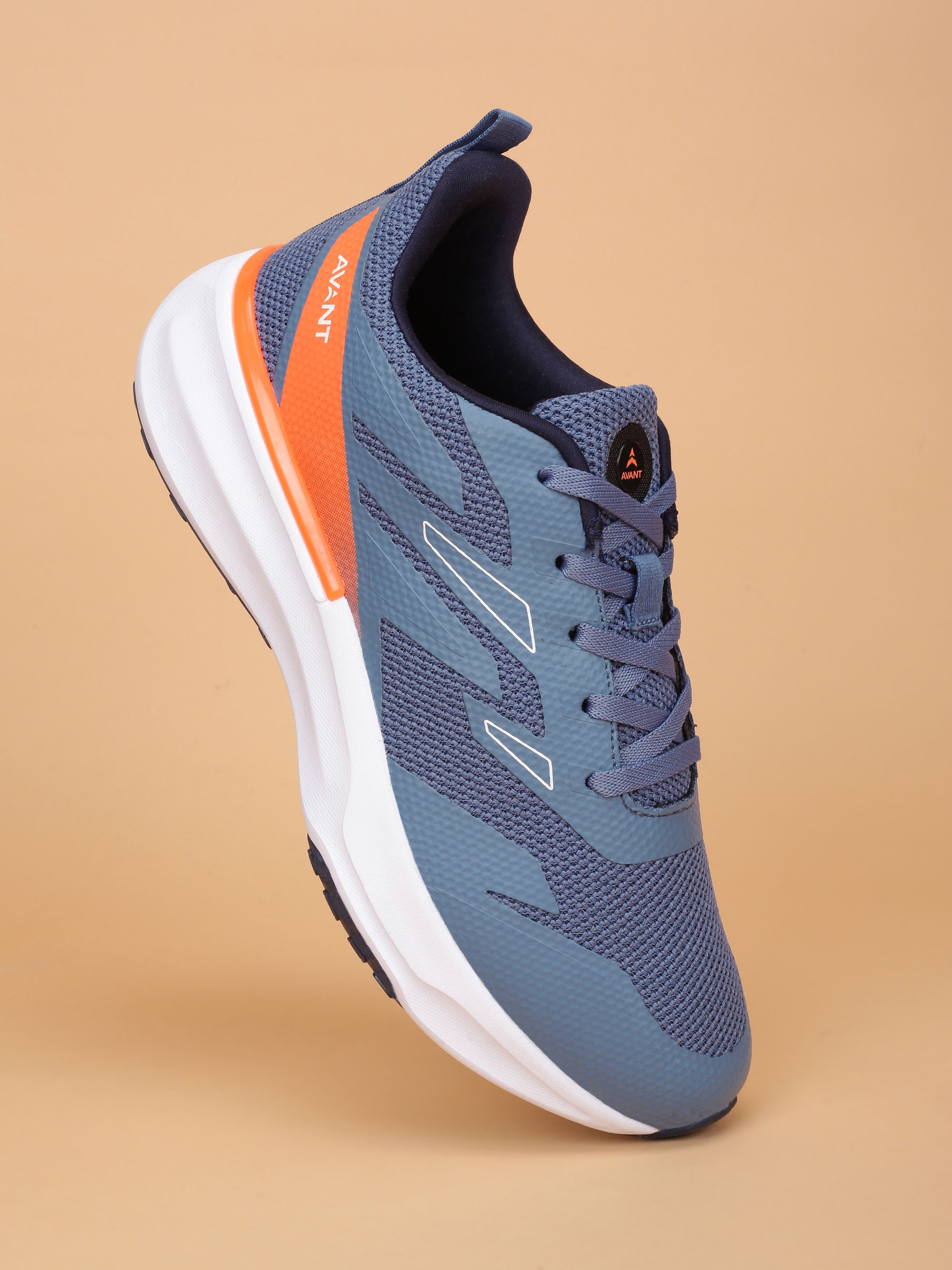 Avant Men's Aqua Ignite Sneaker Shoes - Blue/Orange