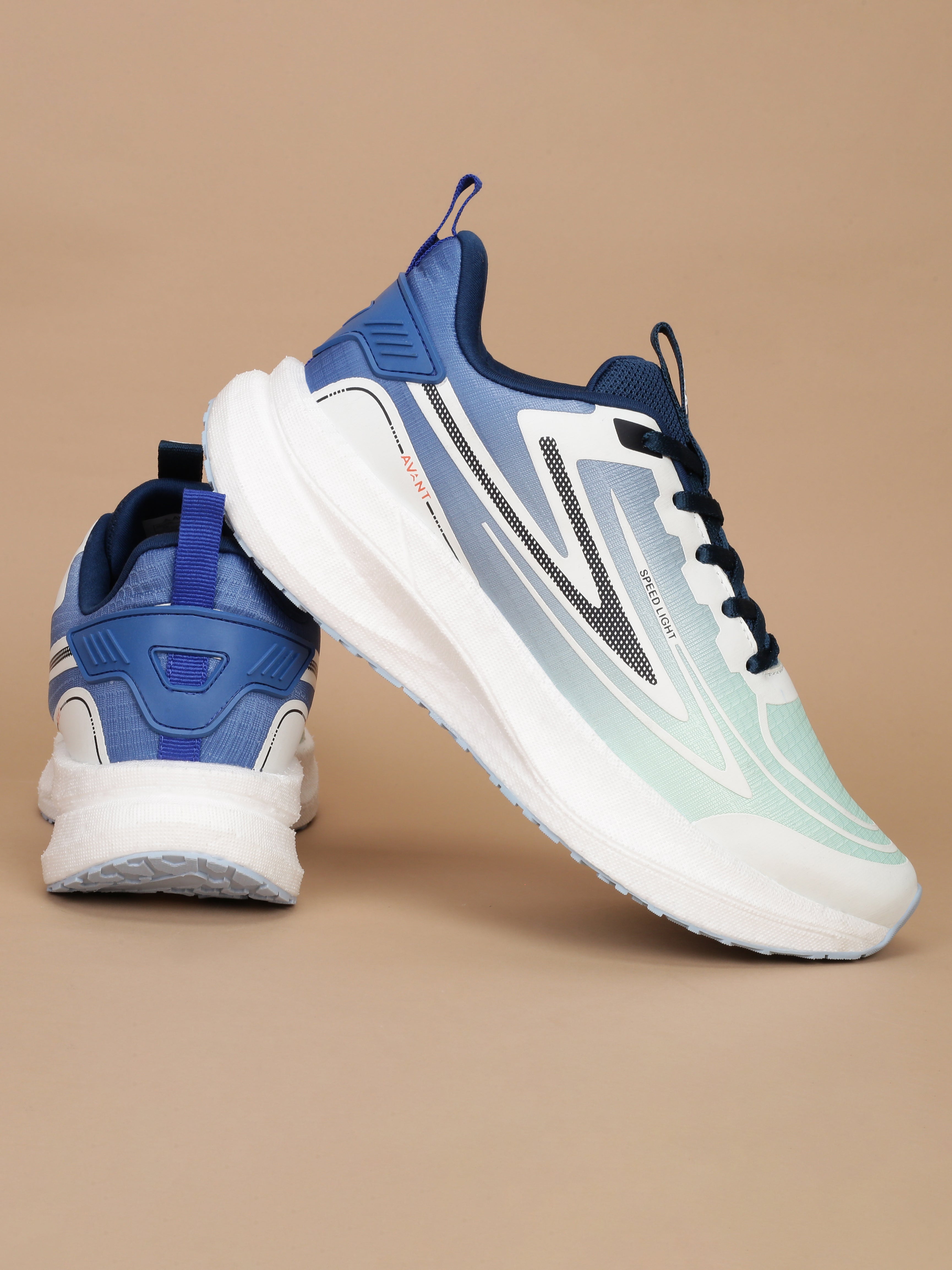 Avant Men's VelocityArc Running Shoes - Green / Blue