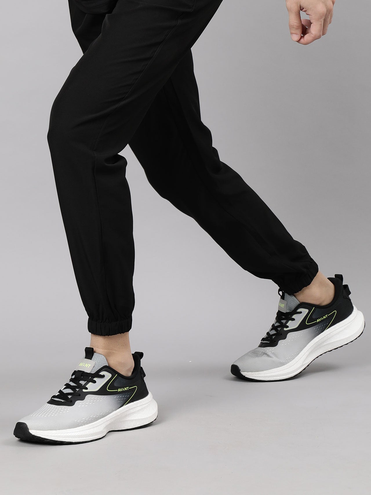 Avant Men's Punch Running Shoes - L.Grey/Black