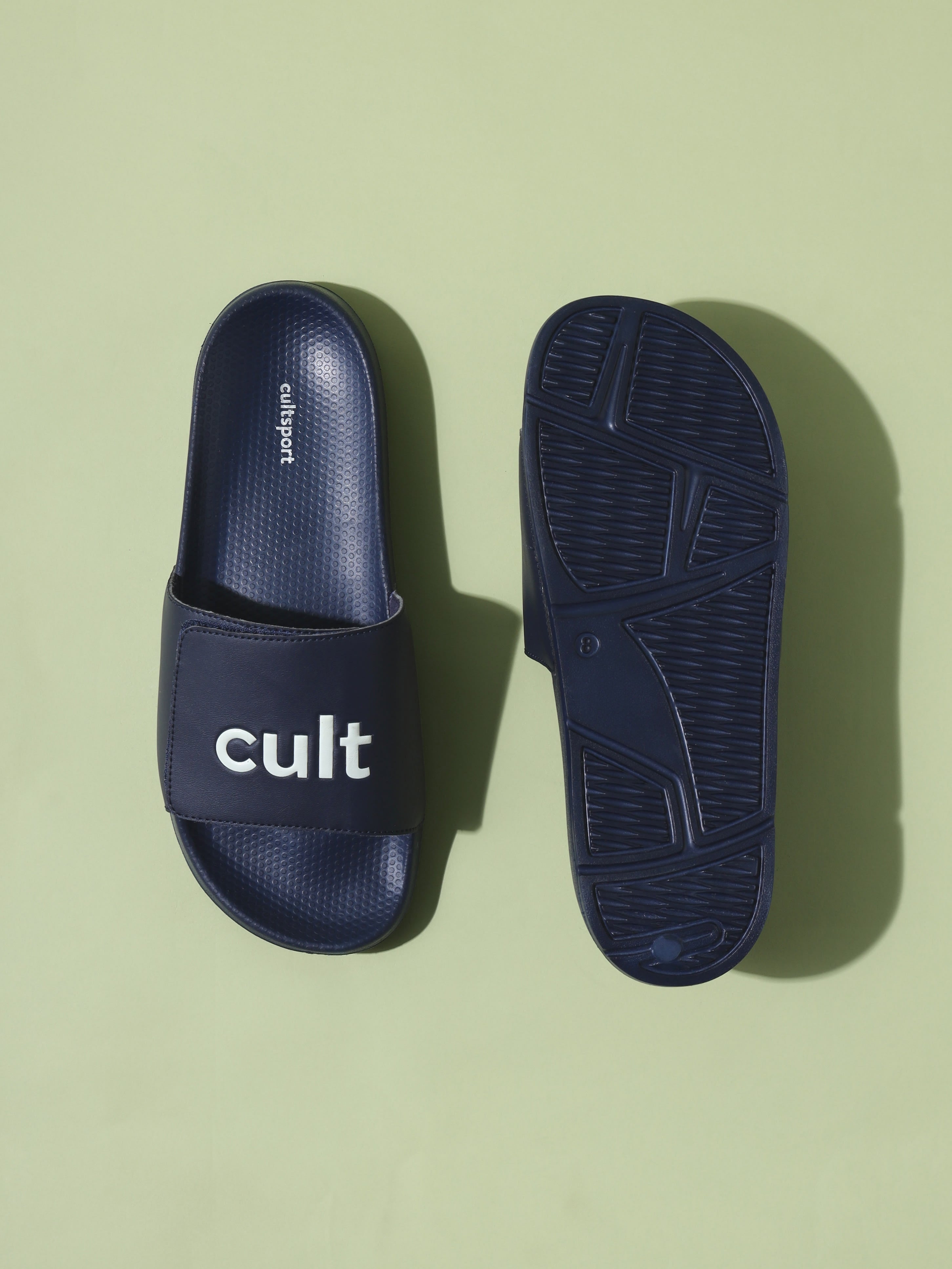 cult Locomo Navy Men Slides