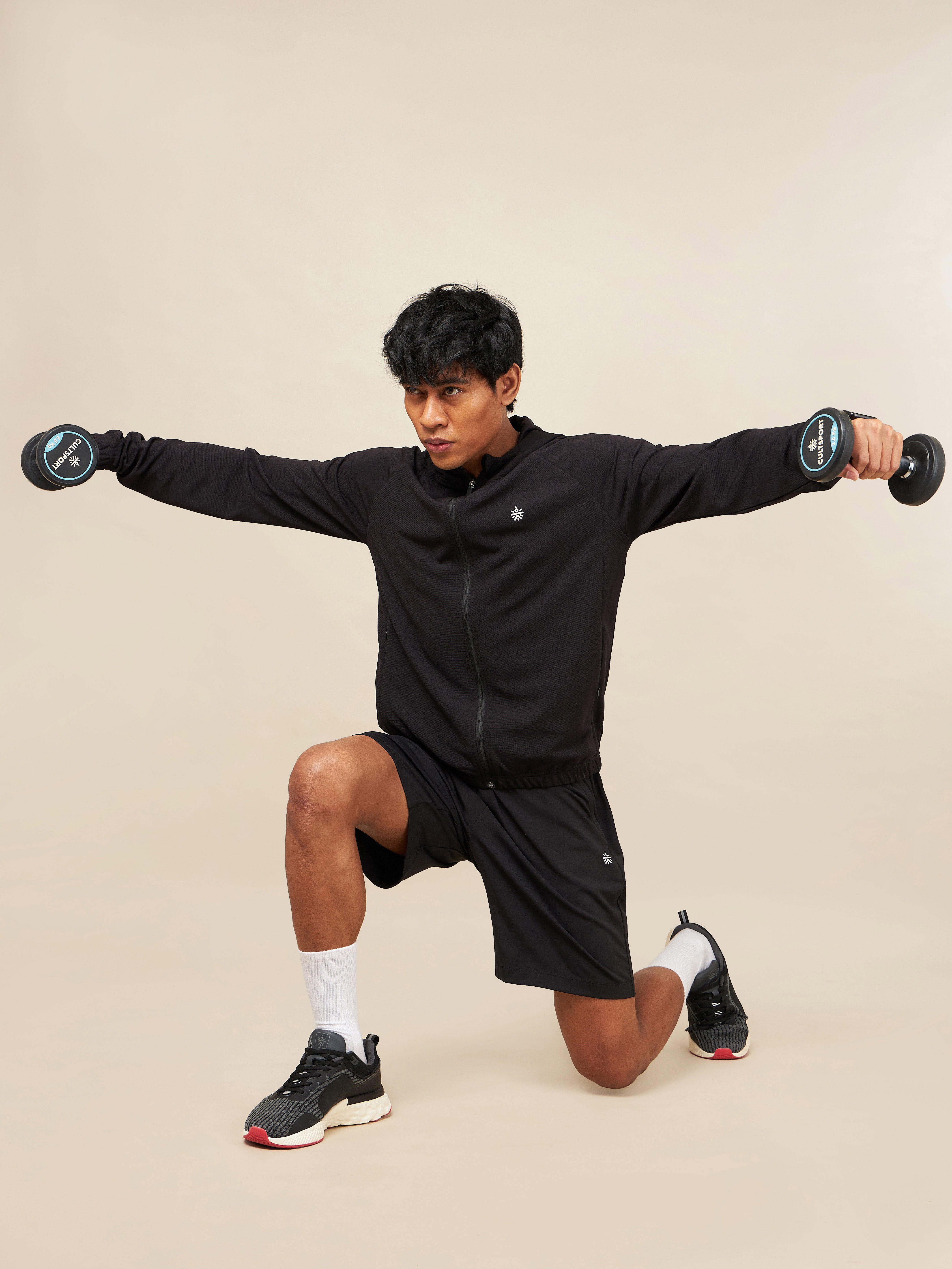 Black Warm Up Training Jacket