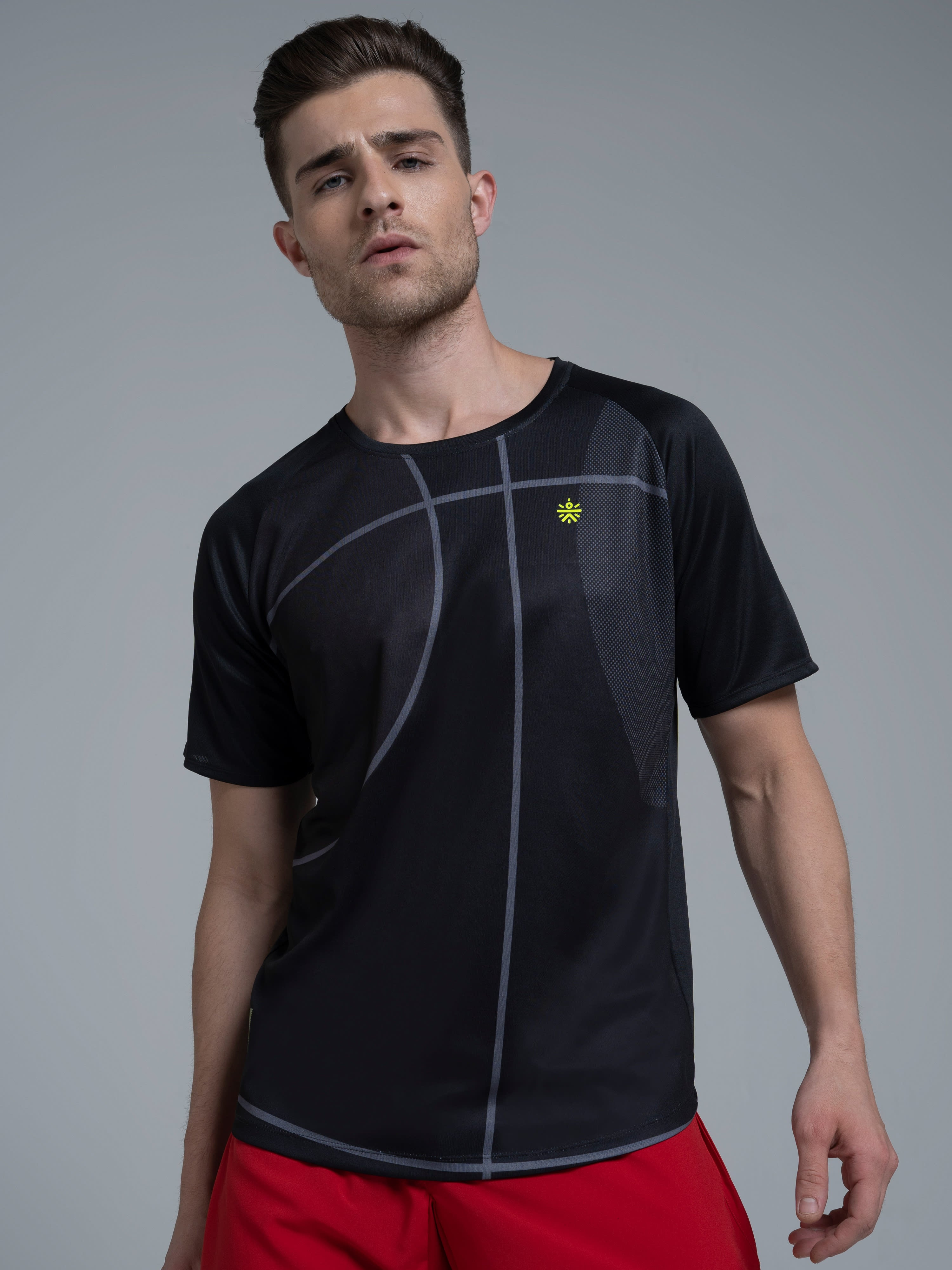 Men's Solid Training T-shirt