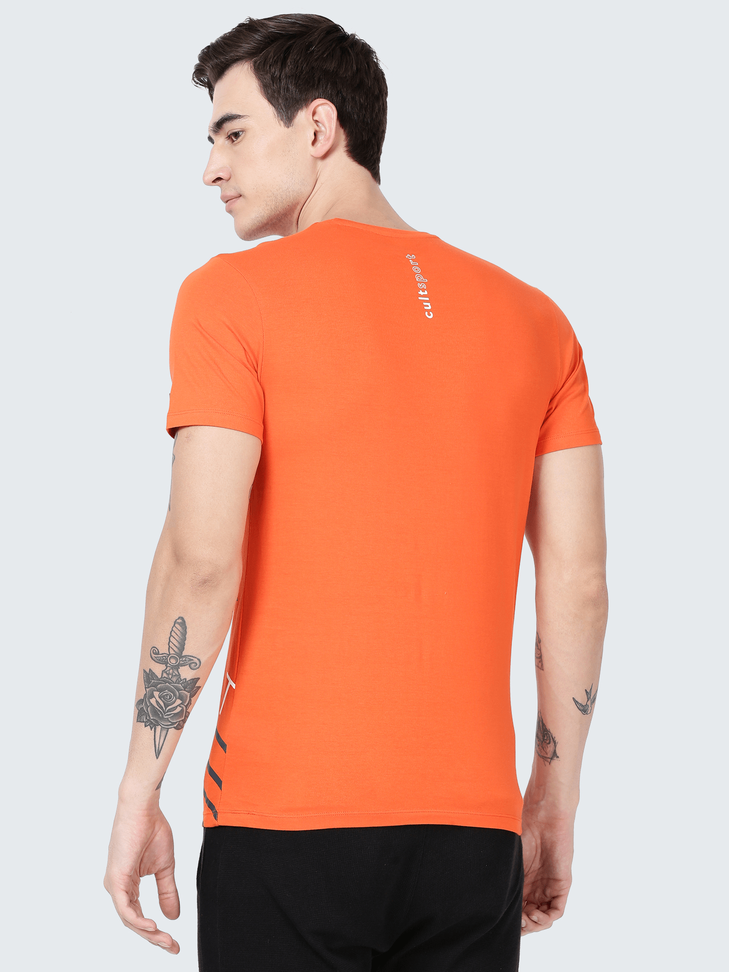 Everydays Maze Orange Cotton Tee