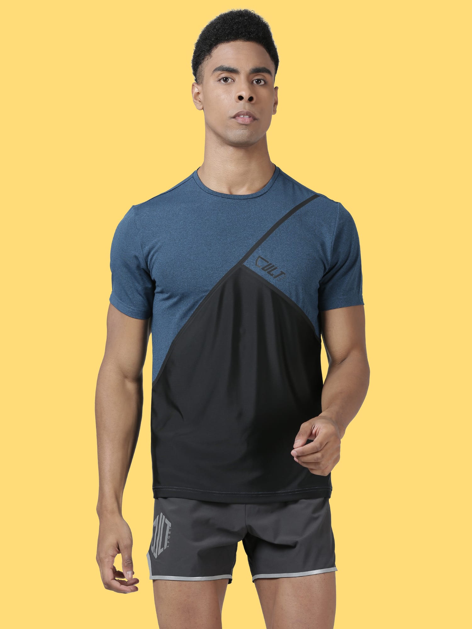 Blakout Upward Teal Slim Tee