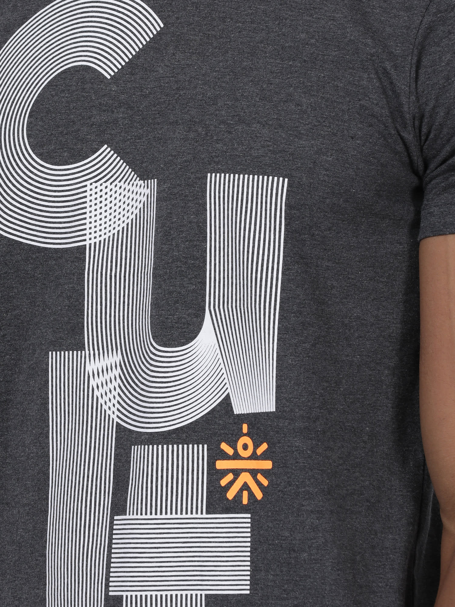 Signature Cult Grey Casual Tee