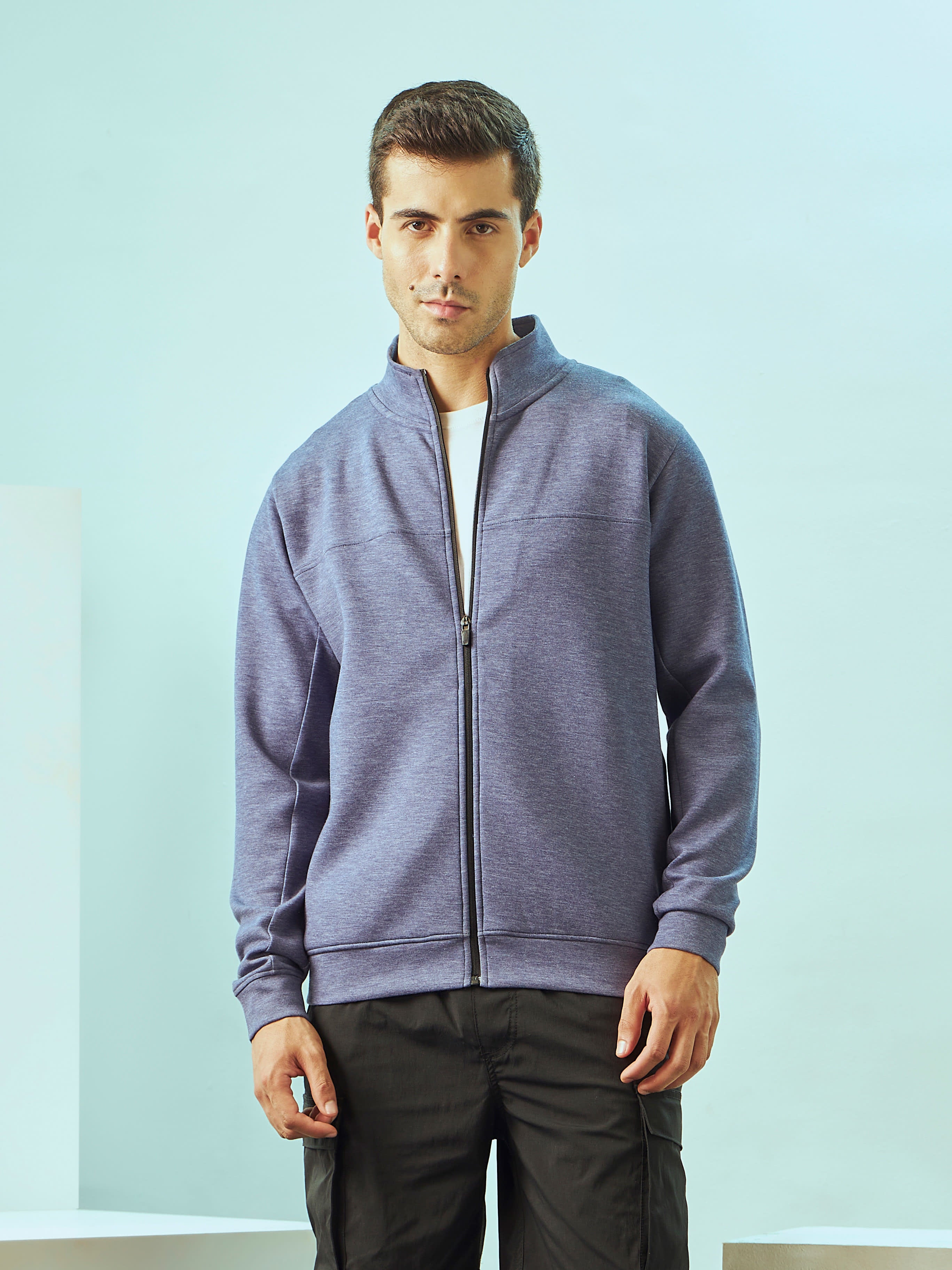 Zip-Front Jacket with Side Pockets
