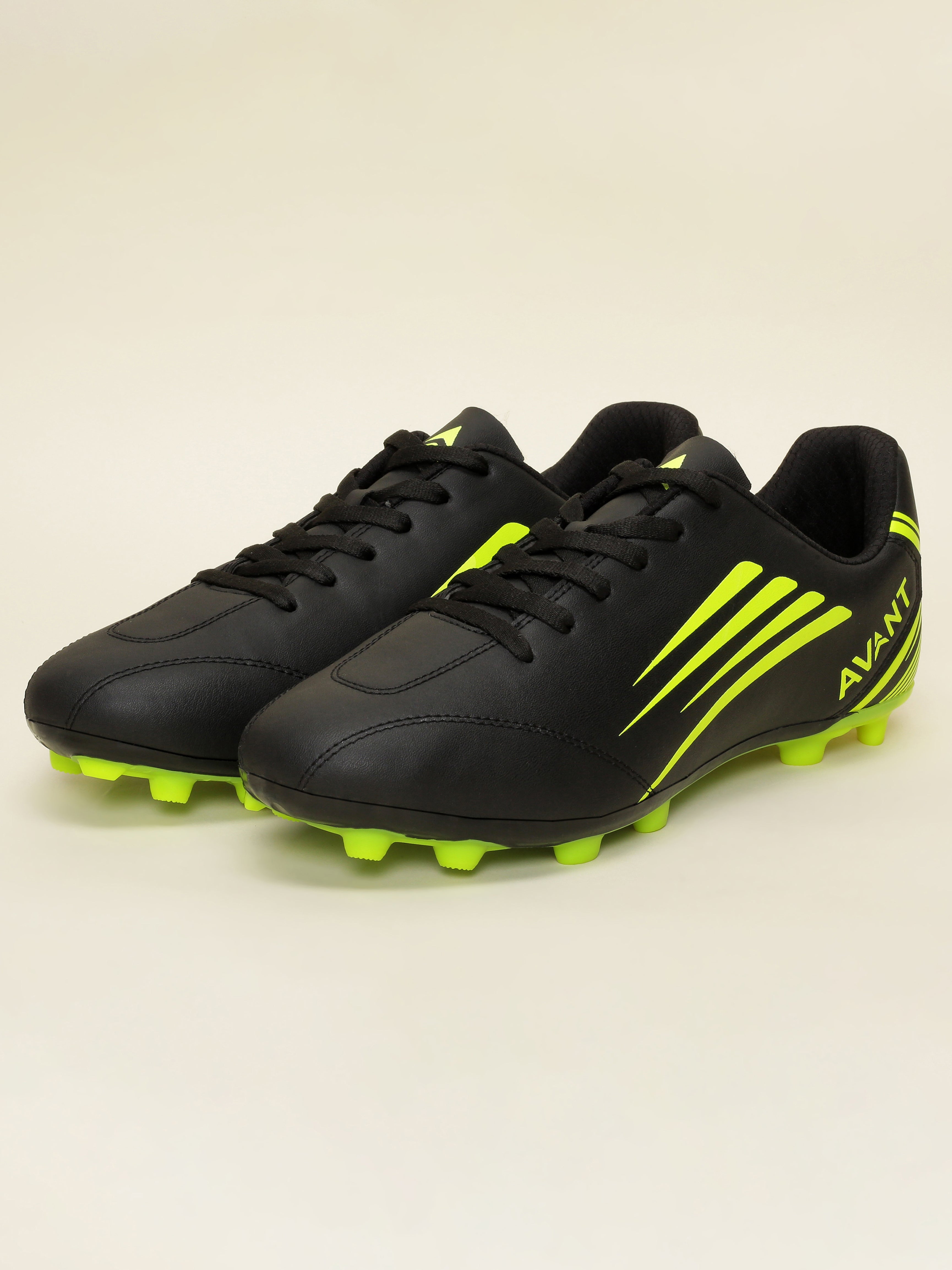 Avant Men's Phantom Football Shoes - Black/Lime