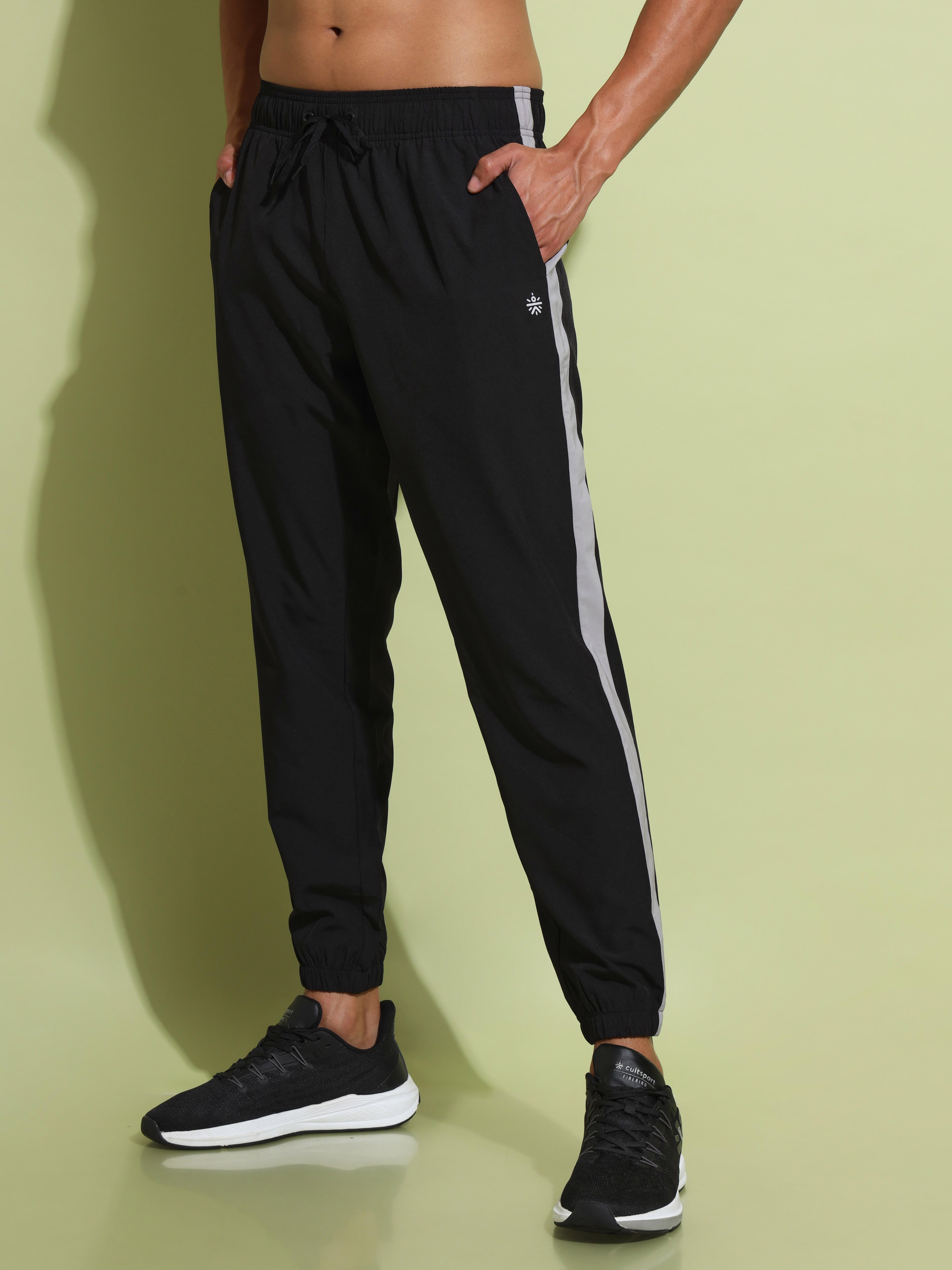 Workout Joggers with Side Panel Detail