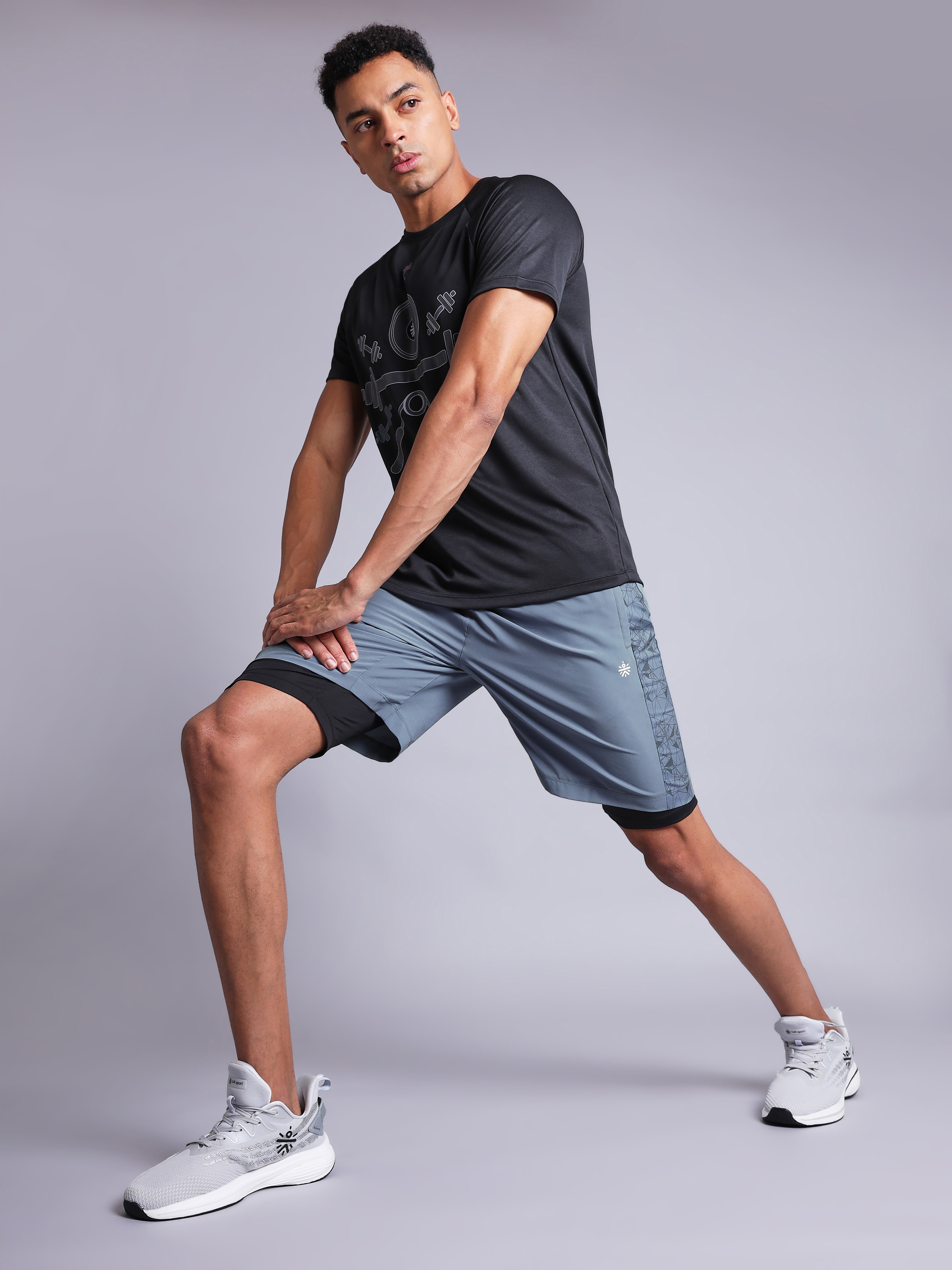 Running Shorts with Inner Tights