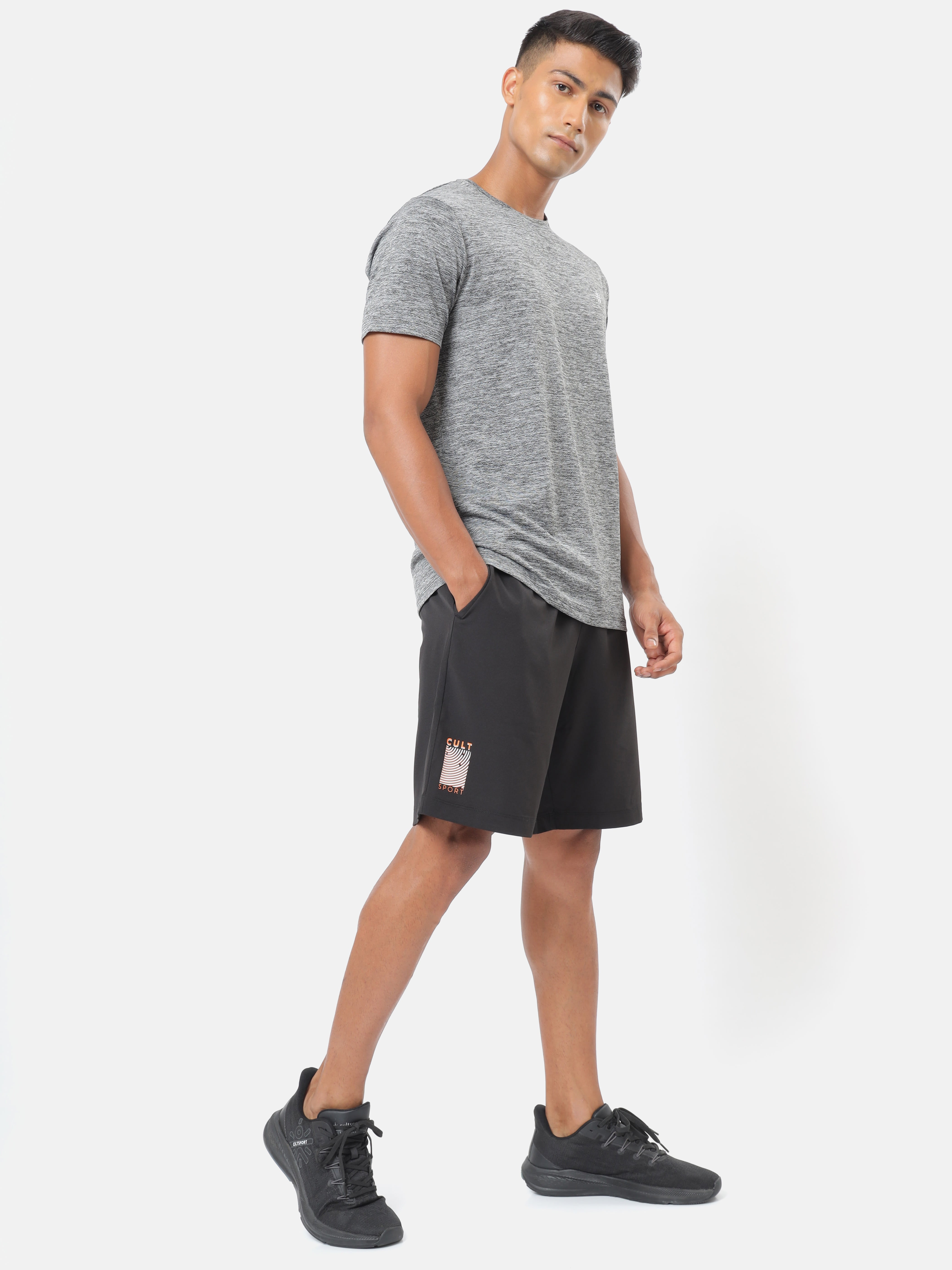 Active Shorts with Minimal Graphic Pack of 2