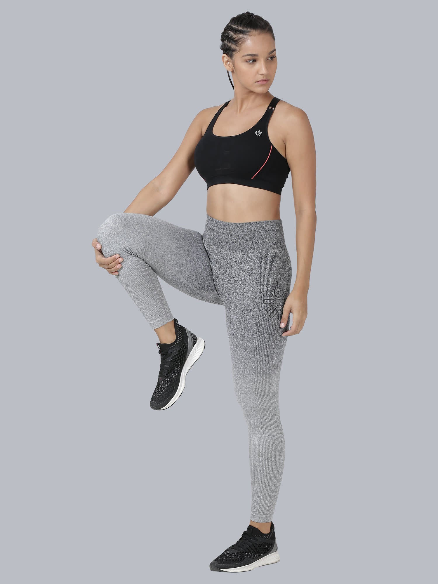 Yogini Calm Seamless Leggings Grey