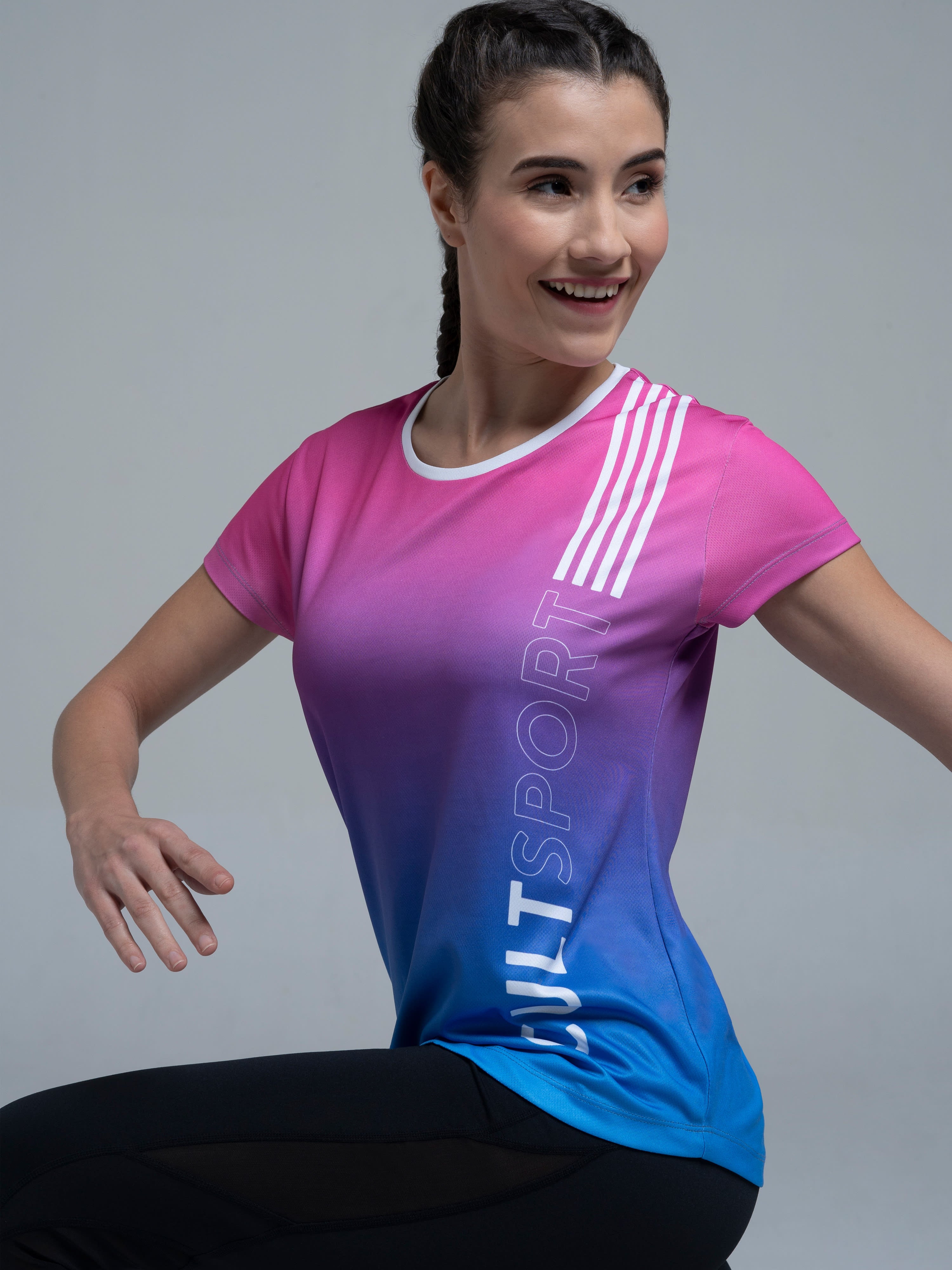 Signature Violet Ombre Gym T-shirt