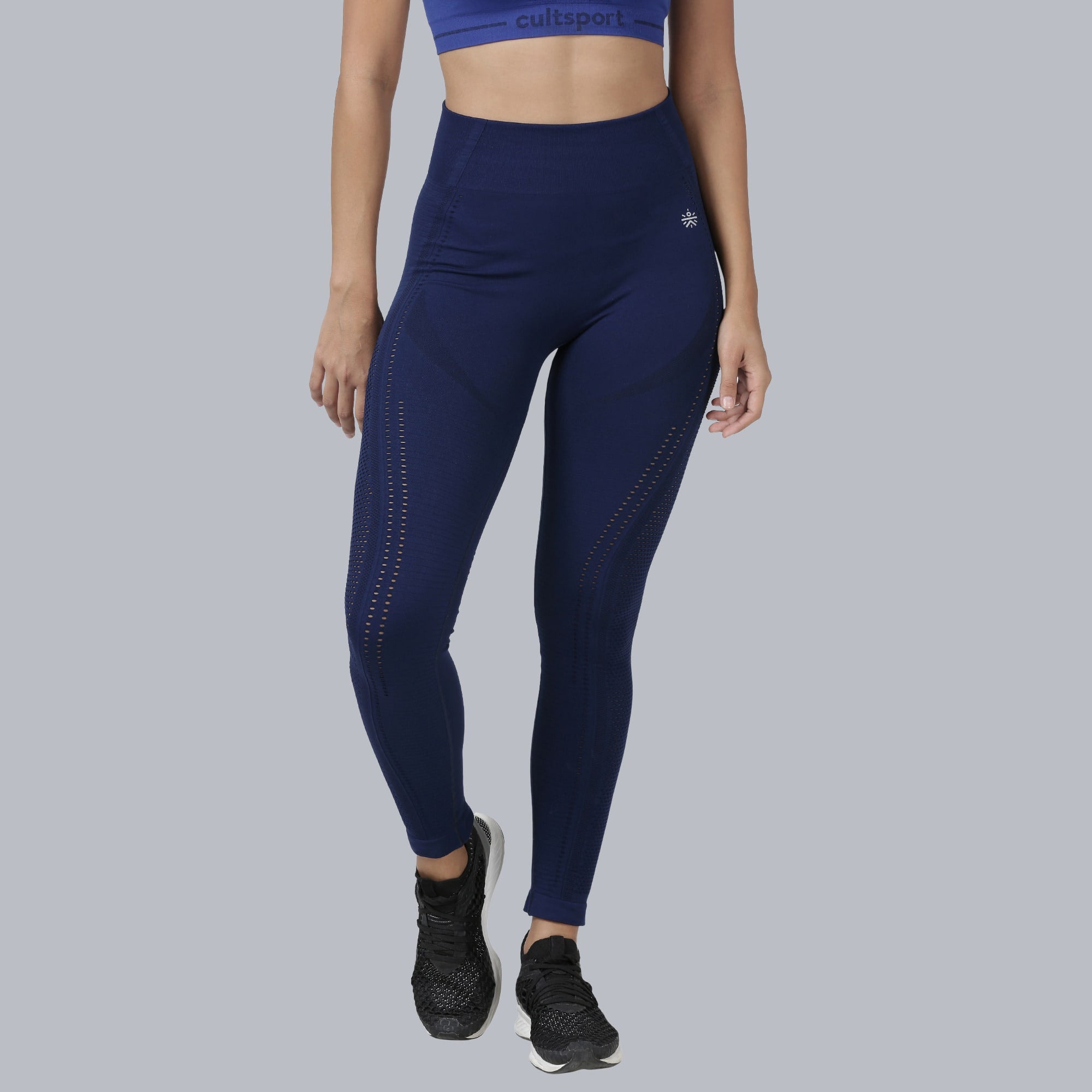 Yogini Serene Seamless Leggings Navy