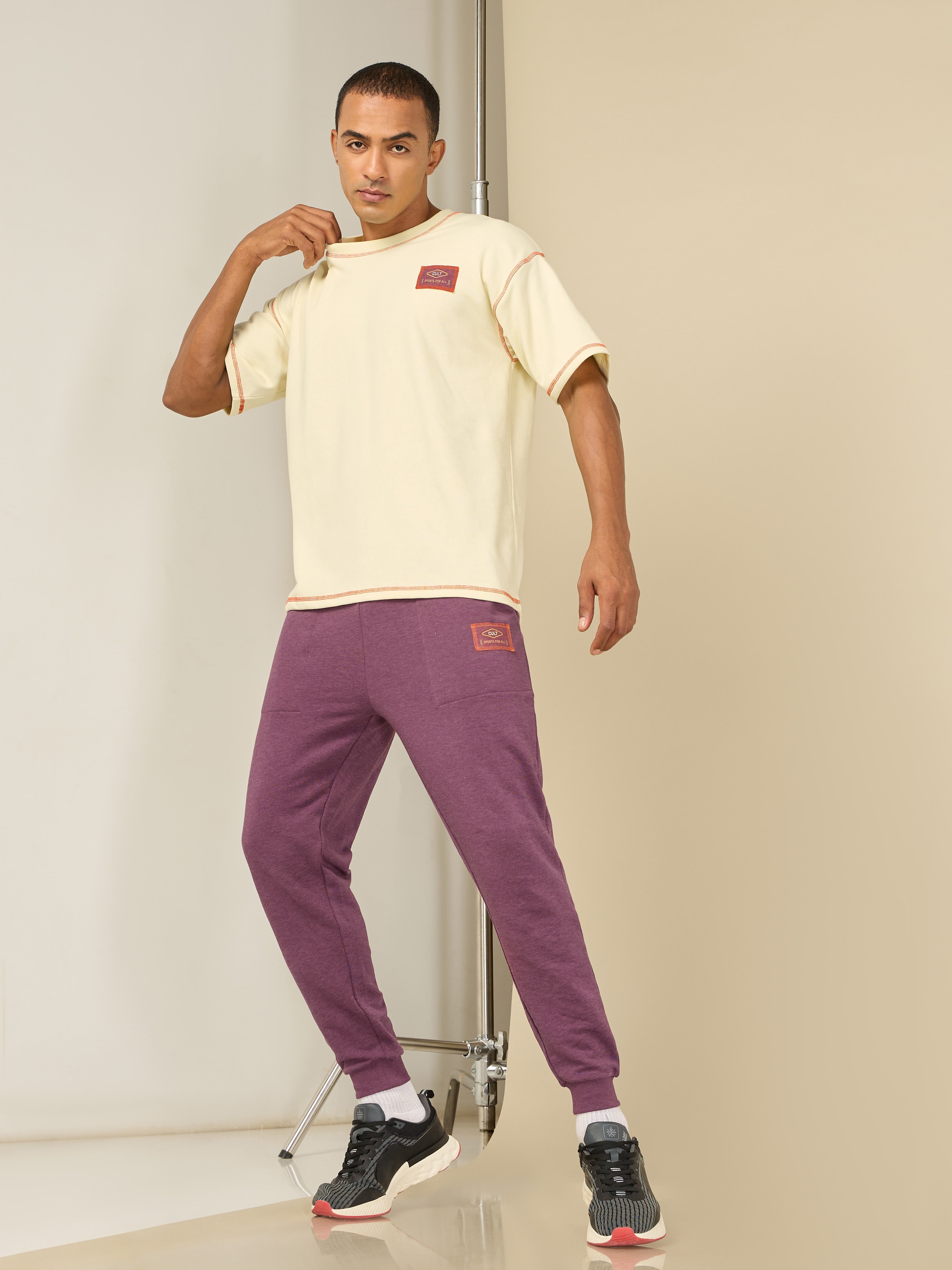Men Maroon Sports for all Joggers