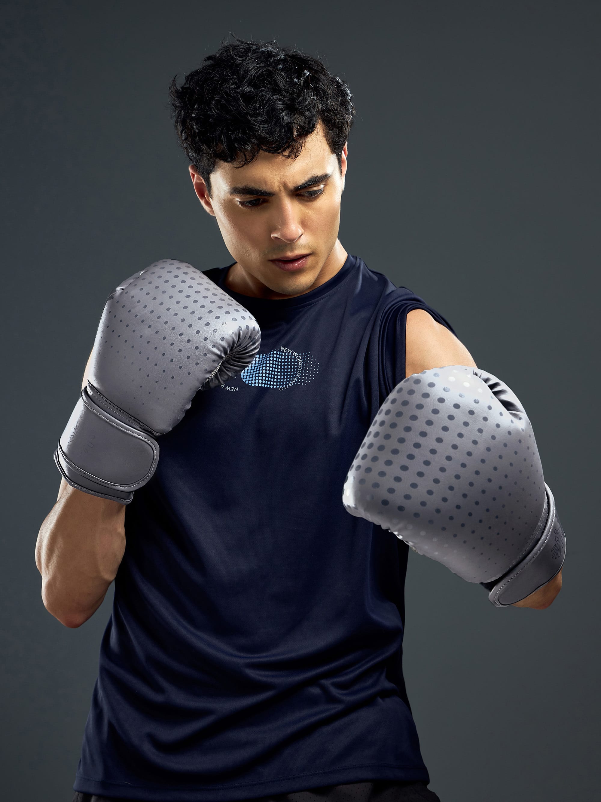 Pro Boxing Gloves with Antimicrobial Lining