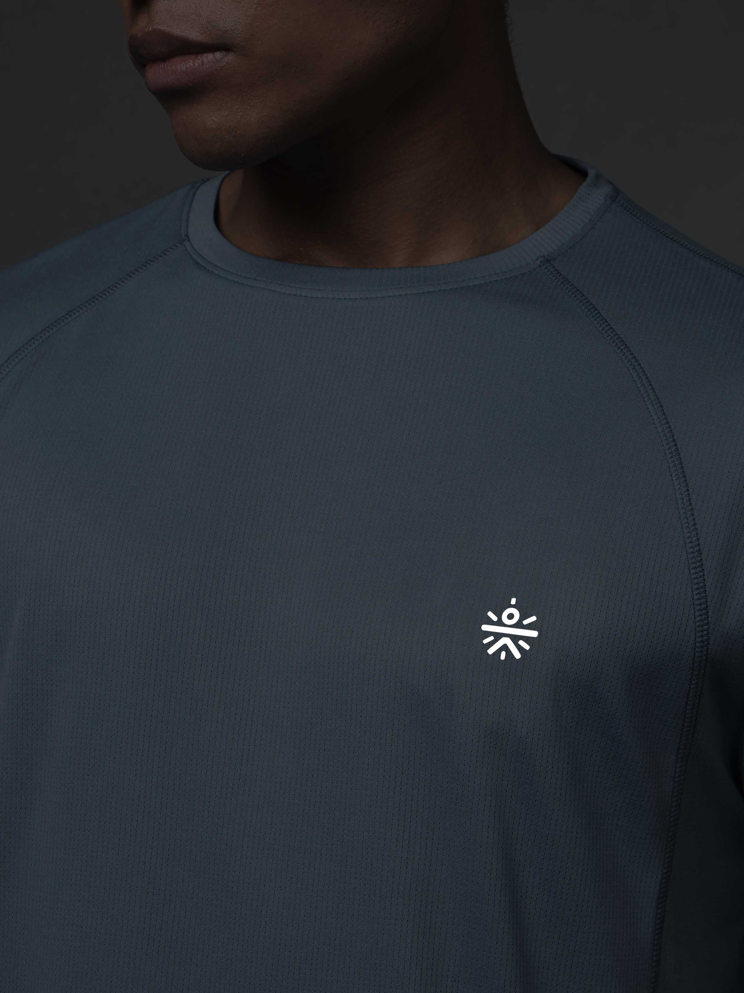 Men's Train All Day Essential Blue T-shirt