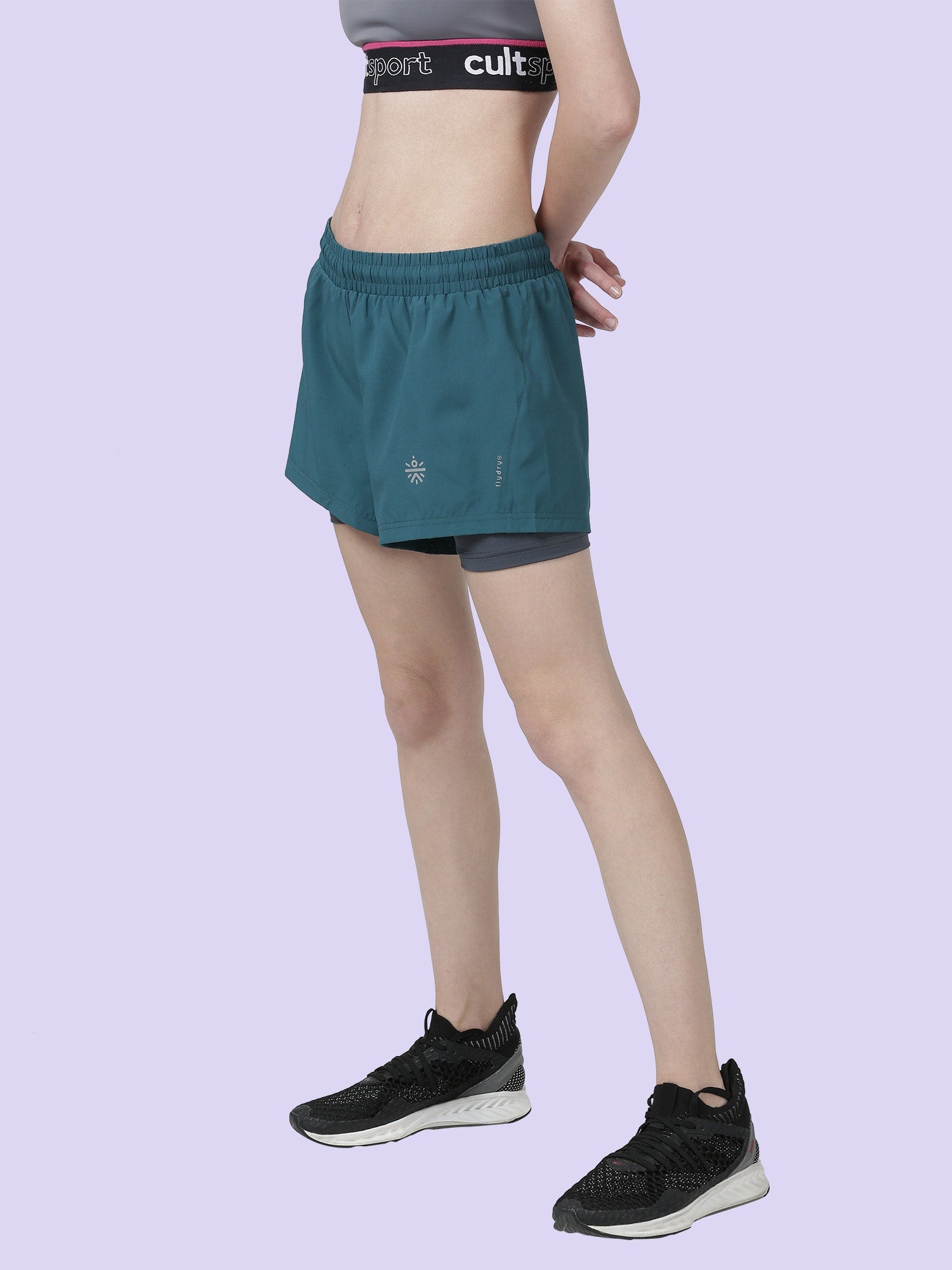 Vital Finish Green Gym Shorts