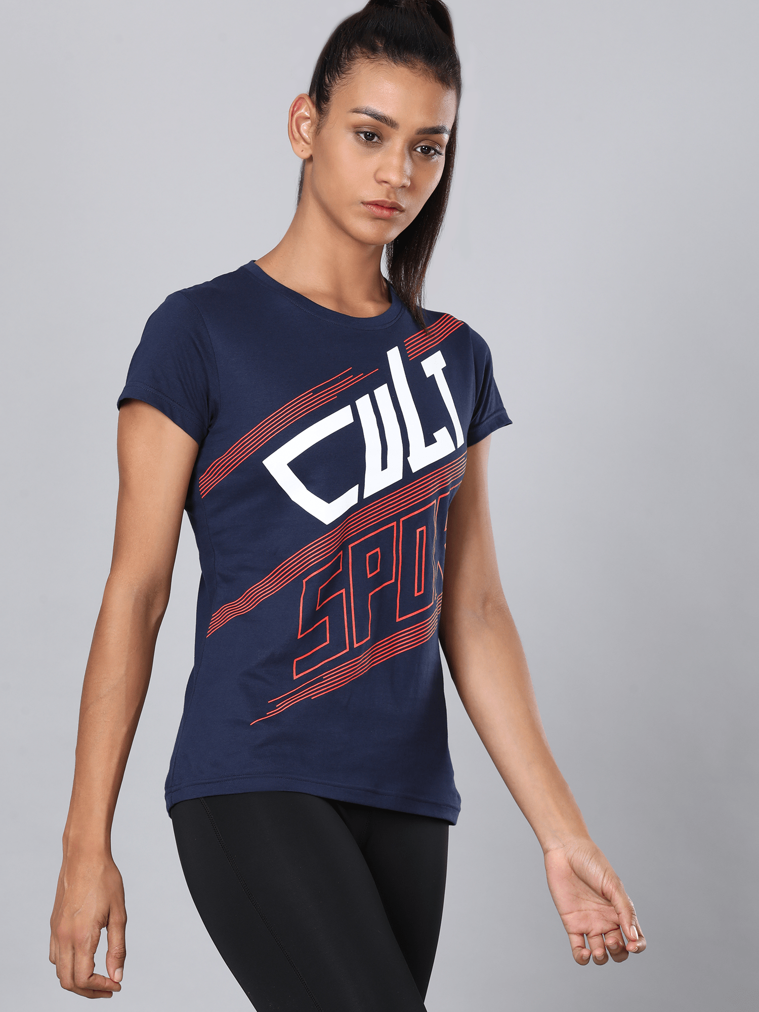 Signature CultBoost Navy Workout Tee