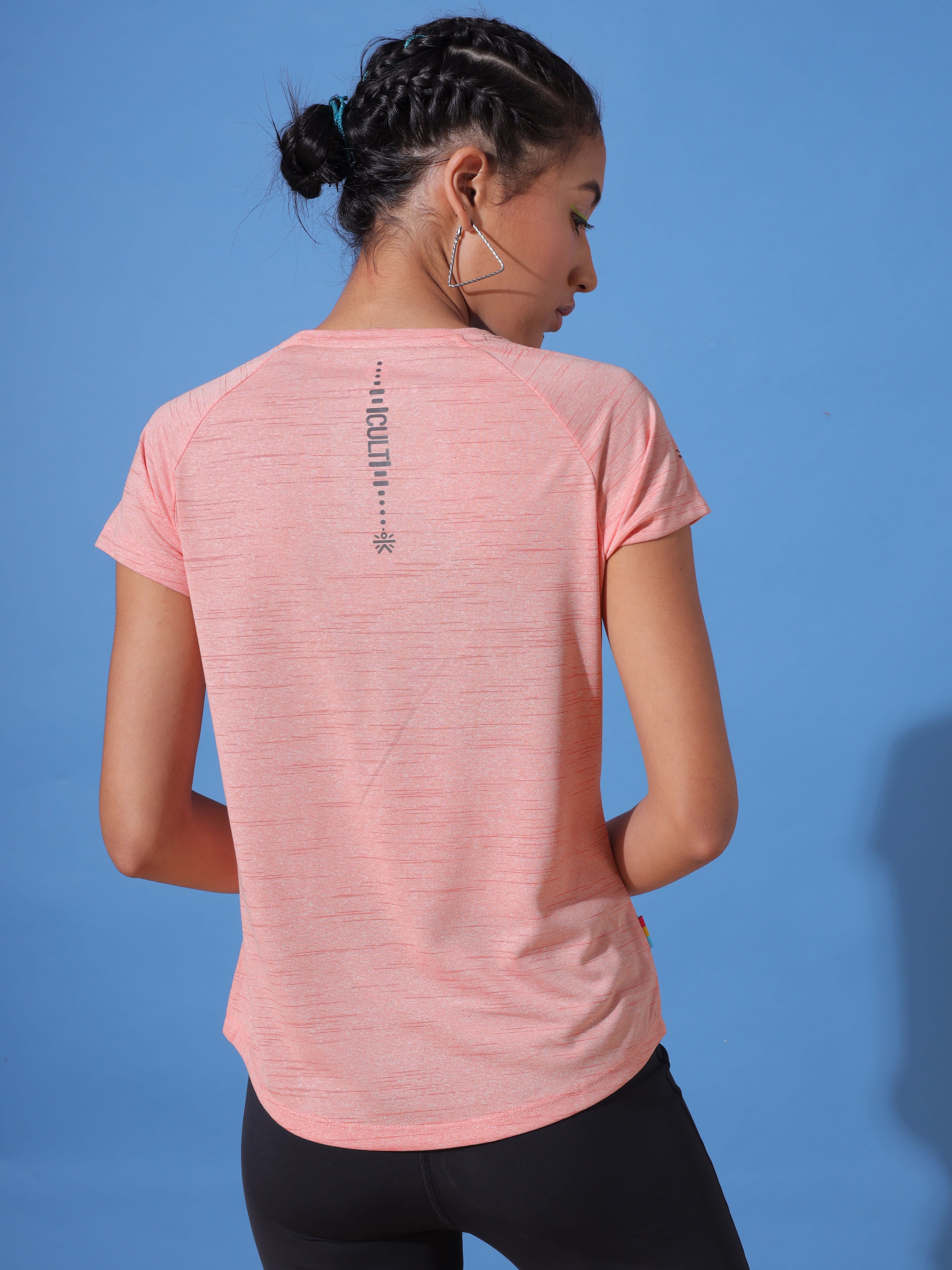 Graphic Print Workout T-shirt