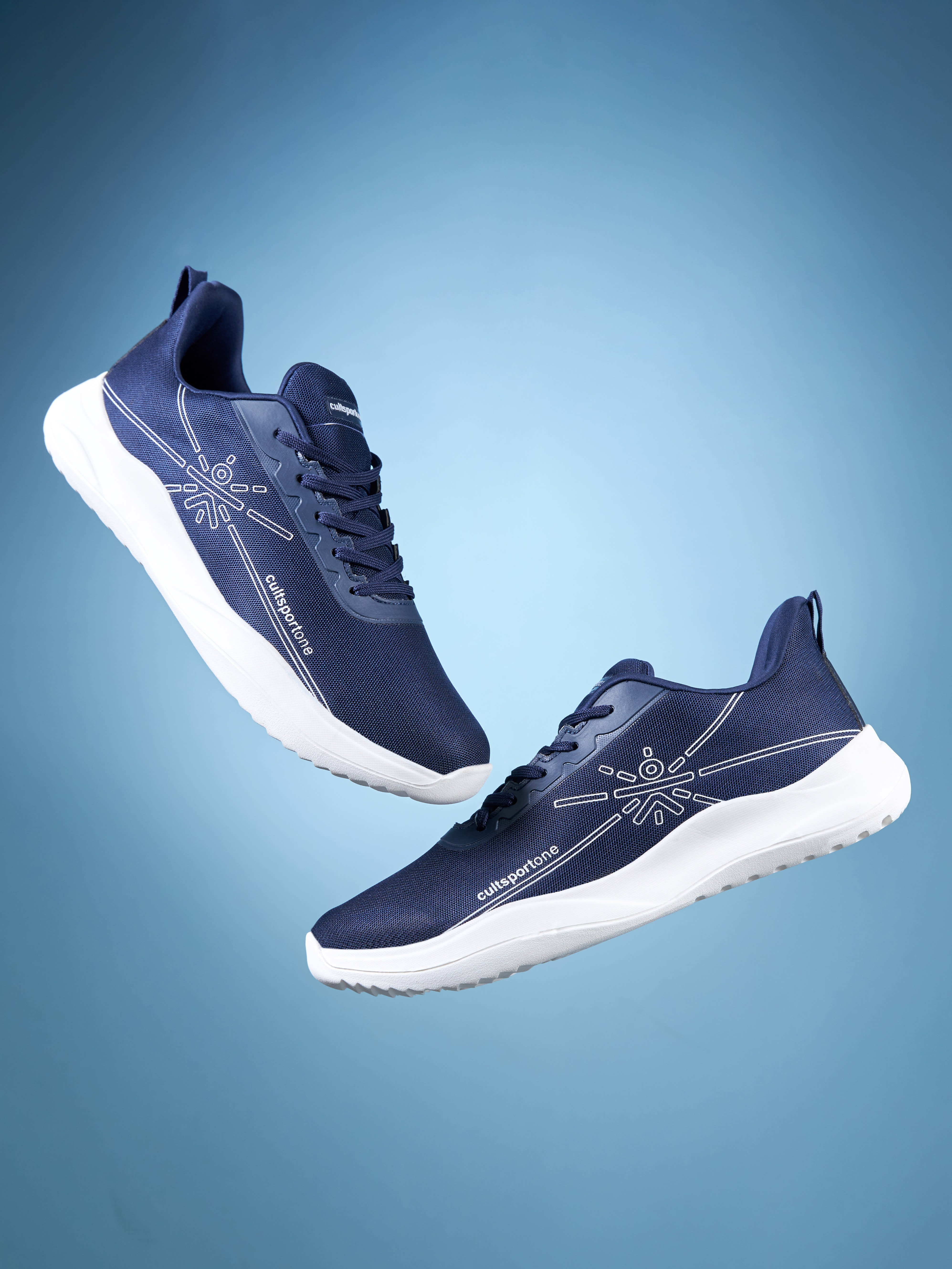 cult Rush Men Running Shoes - Navy