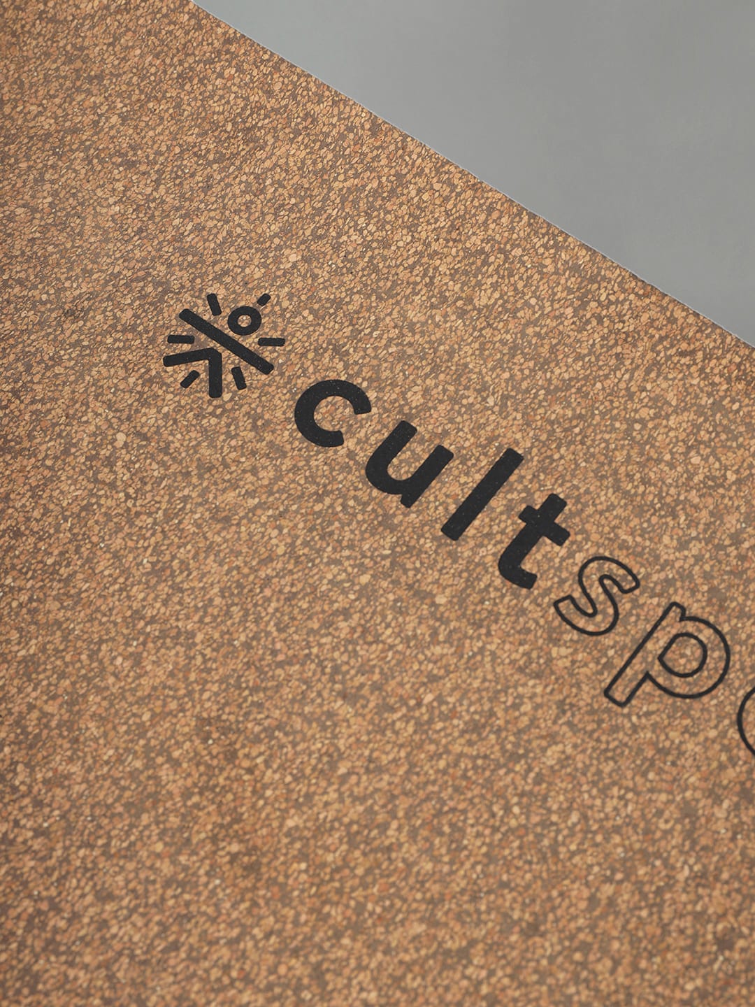 2 in 1 Workout/Yoga Cork (Eco Friendly) Mat (3mm) With Stance Marking