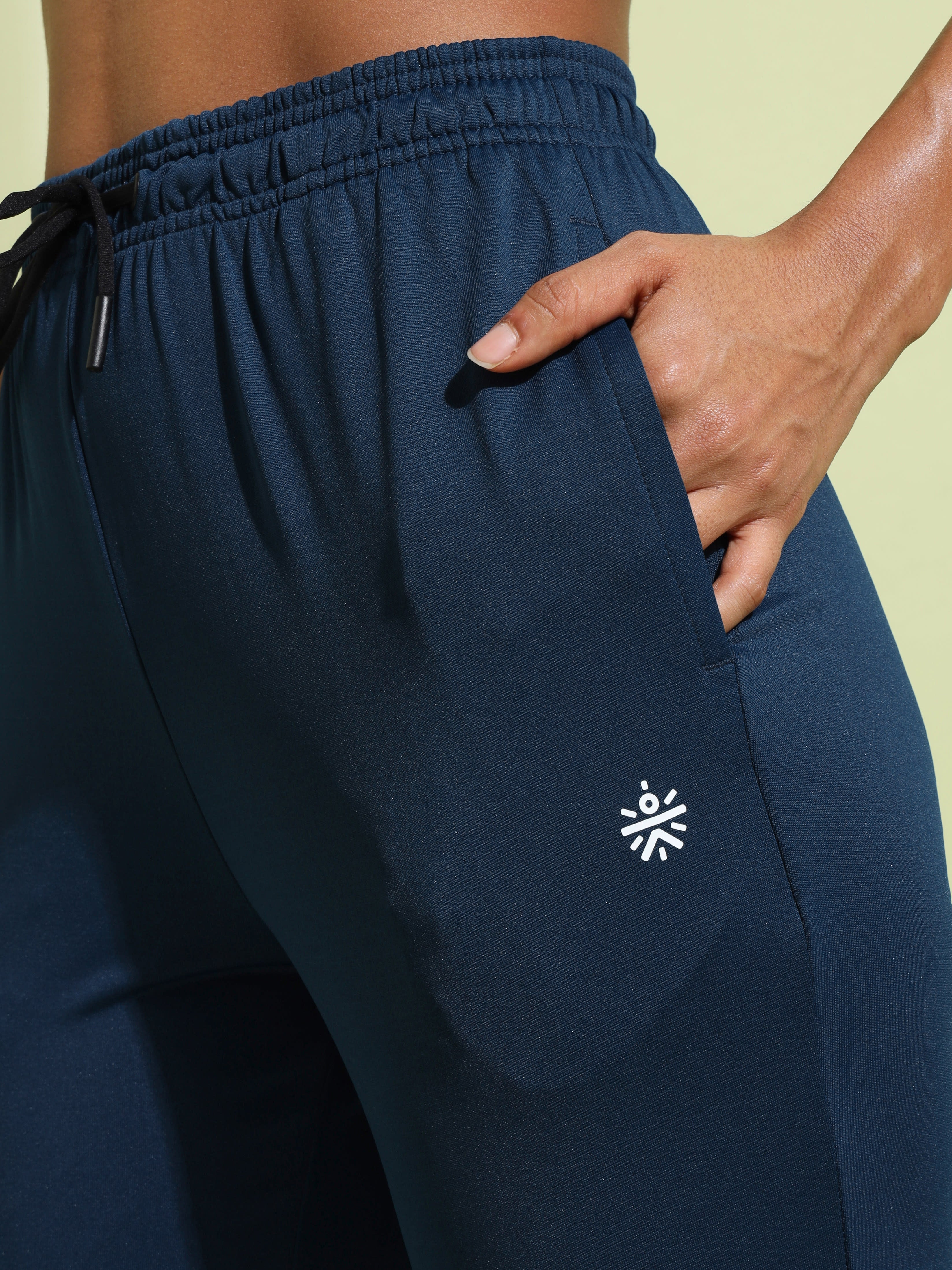 Athletic Joggers with Logo Placement Print