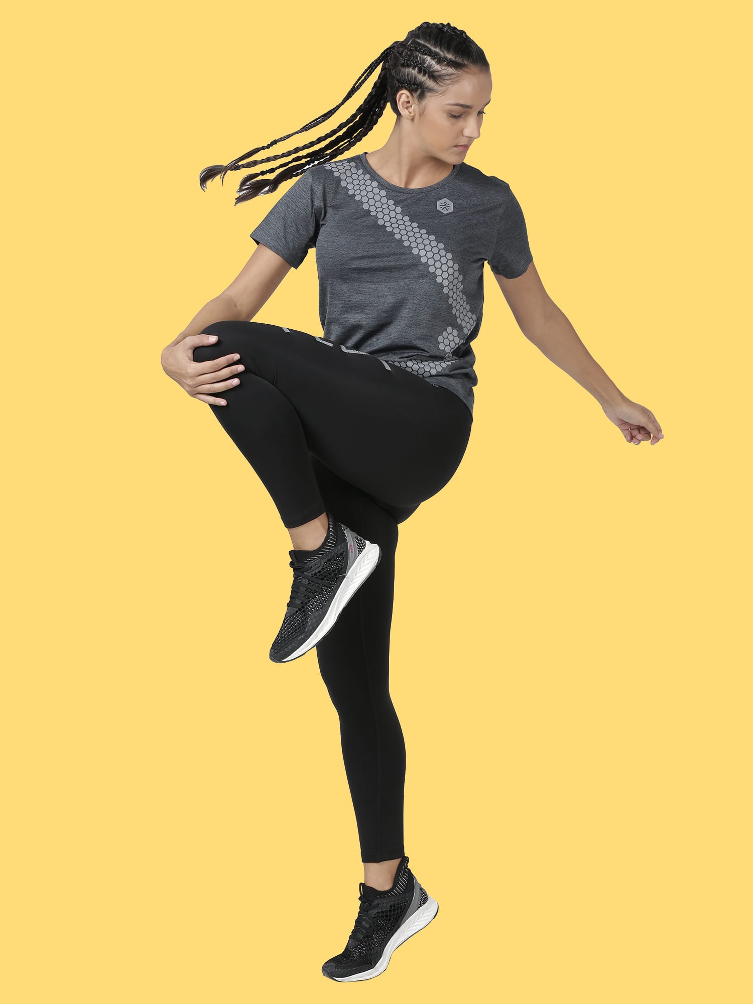 Blakout Blaze Grey Slim Tee