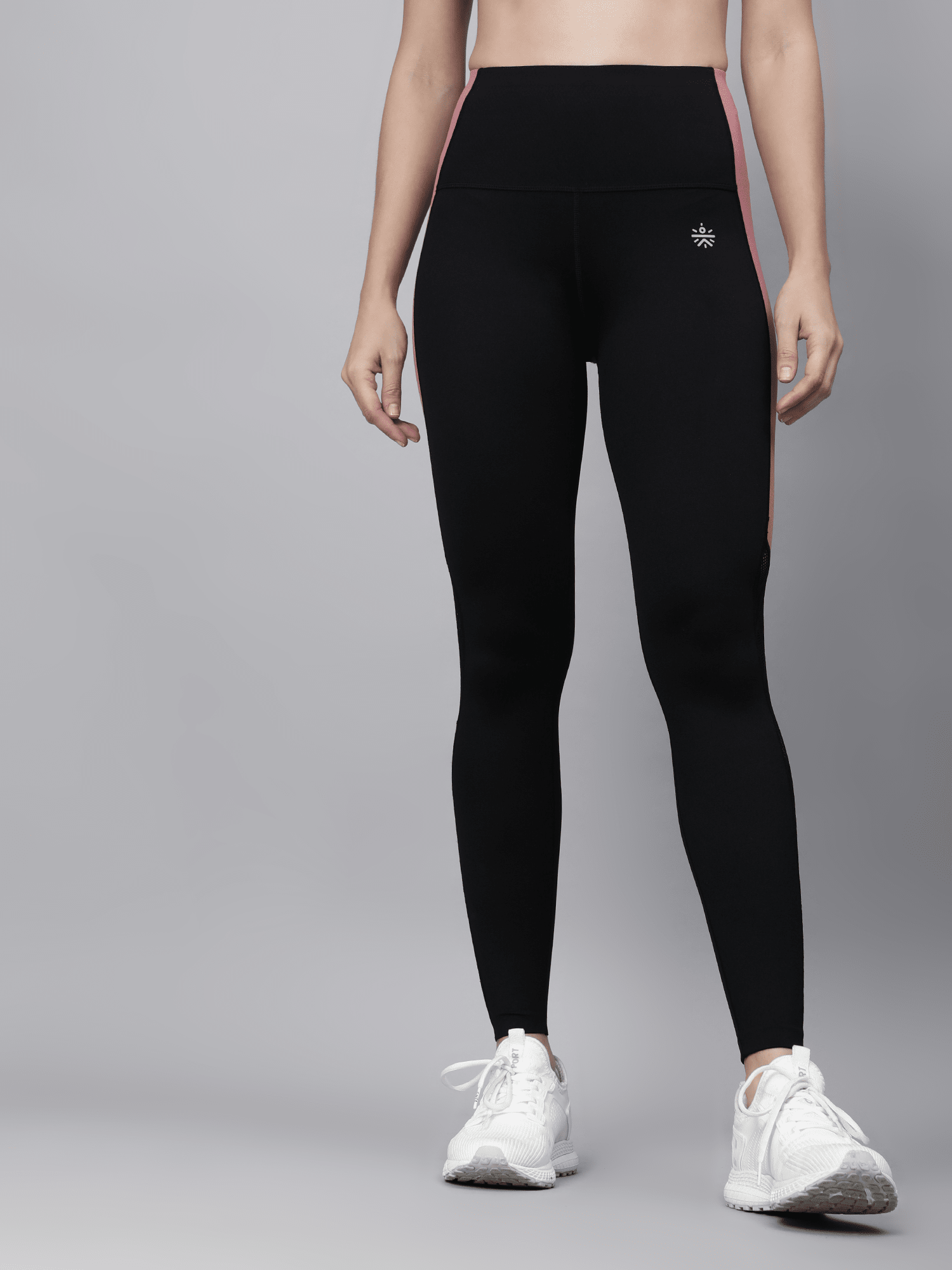 AbsoluteFit Uplift Black+Rose Workout Leggings